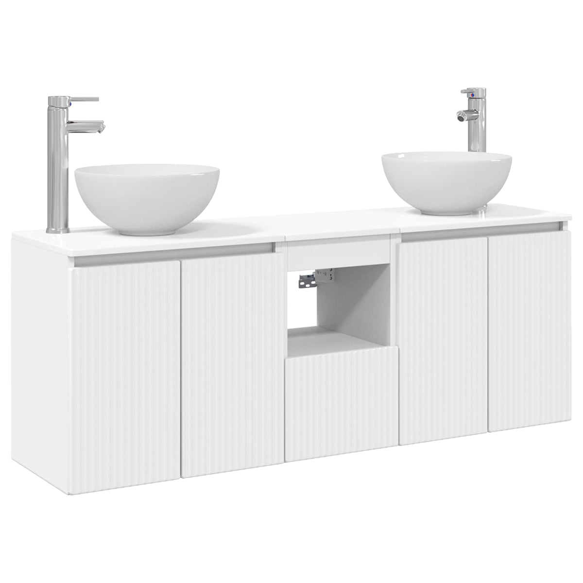 Set ormarića za kupaonicu 3 kom. Bijela 49,5 x 41 x 64,5 cm