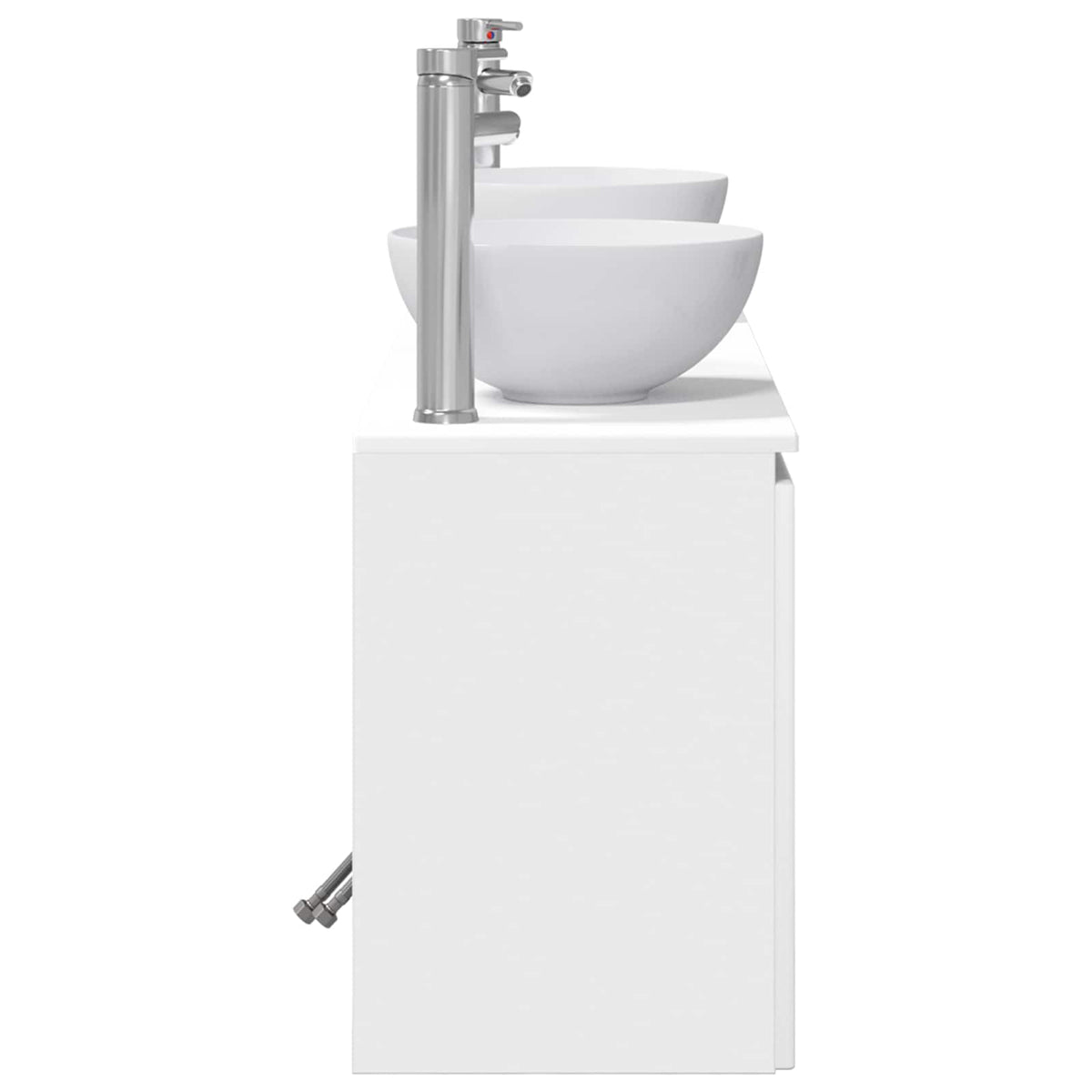 Set ormarića za kupaonicu 3 kom. Bijela 49,5 x 41 x 64,5 cm