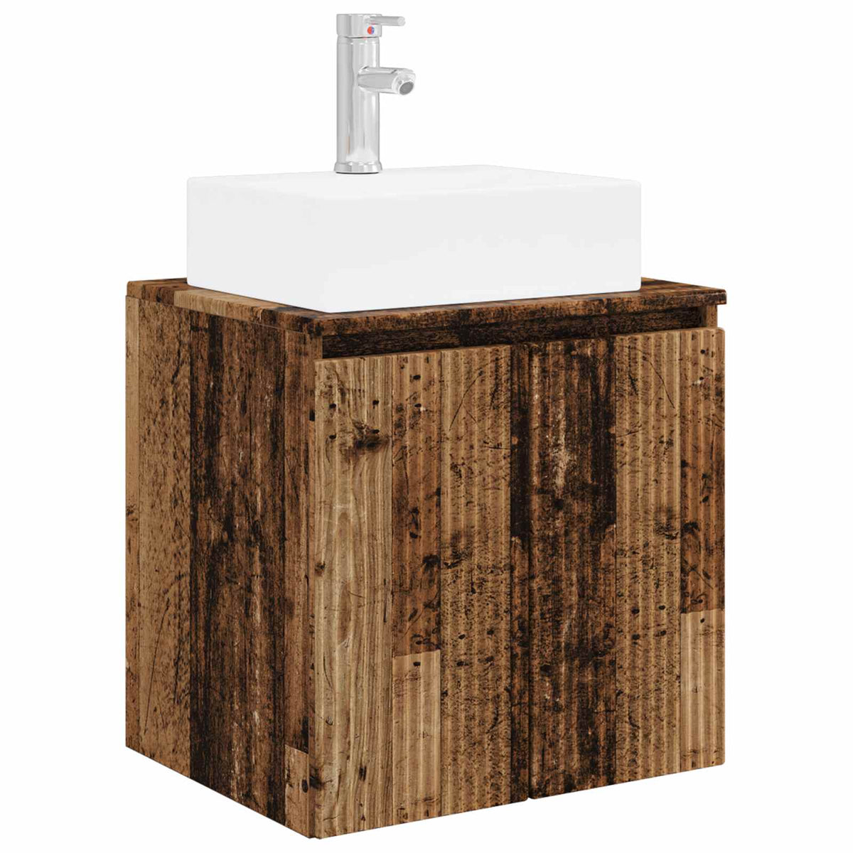 Set ormarića za kupaonicu 3 kom. Staro drvo 49,5 x 41 x 62,5 cm
