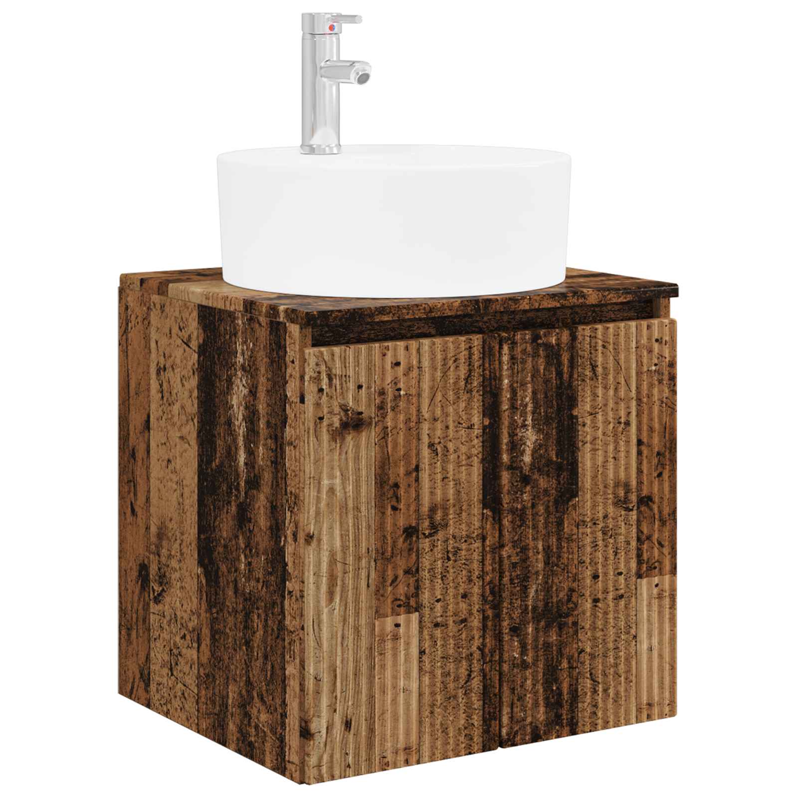 Set ormarića za kupaonicu 3 kom. Staro drvo 49,5 x 44,5 x 65 cm