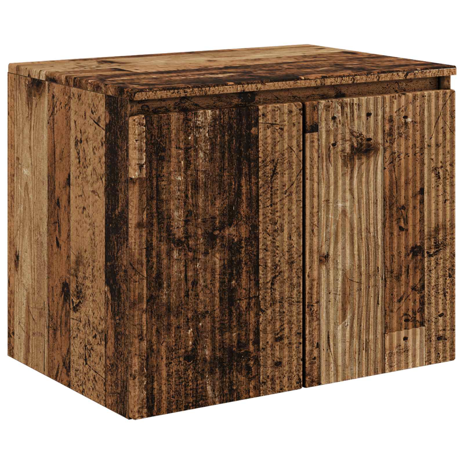 Set ormarića za kupaonicu 3 kom. Staro drvo 49,5 x 44,5 x 65 cm