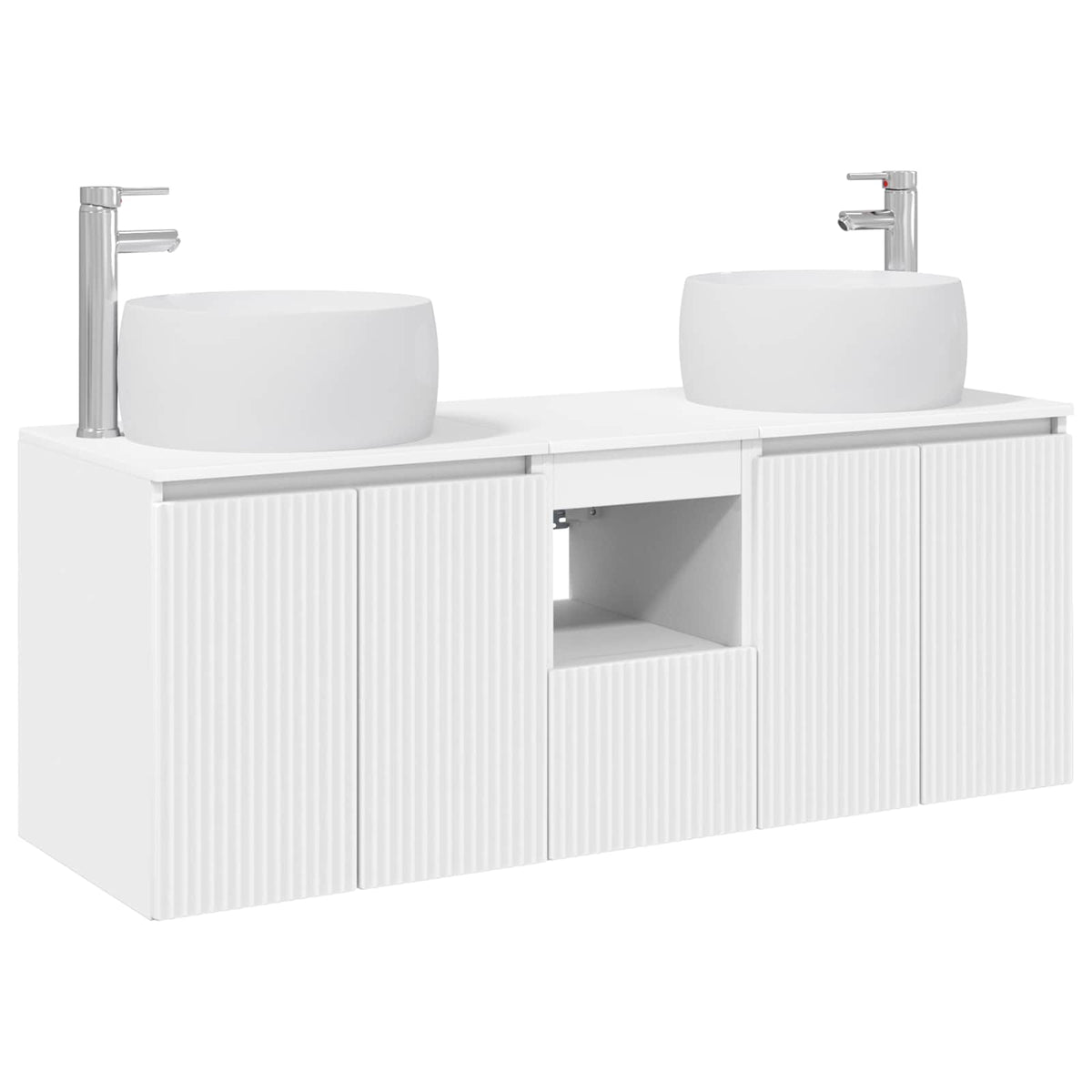 Set ormarića za kupaonicu 3 kom. Bijela 49,5 x 44,5 x 66 cm