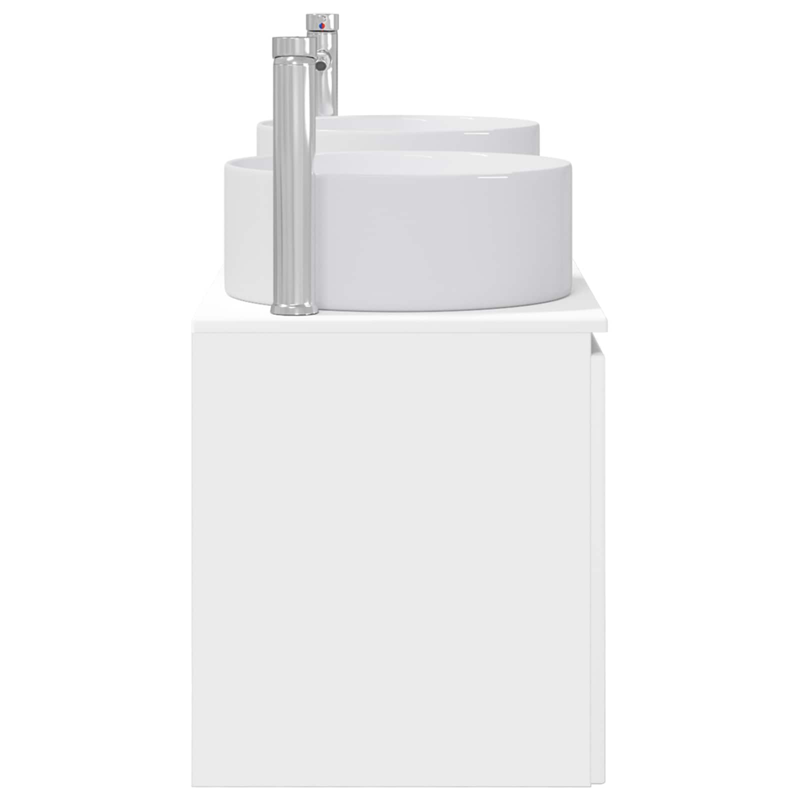 Set ormarića za kupaonicu 3 kom. Bijela 49,5 x 44,5 x 65,5 cm