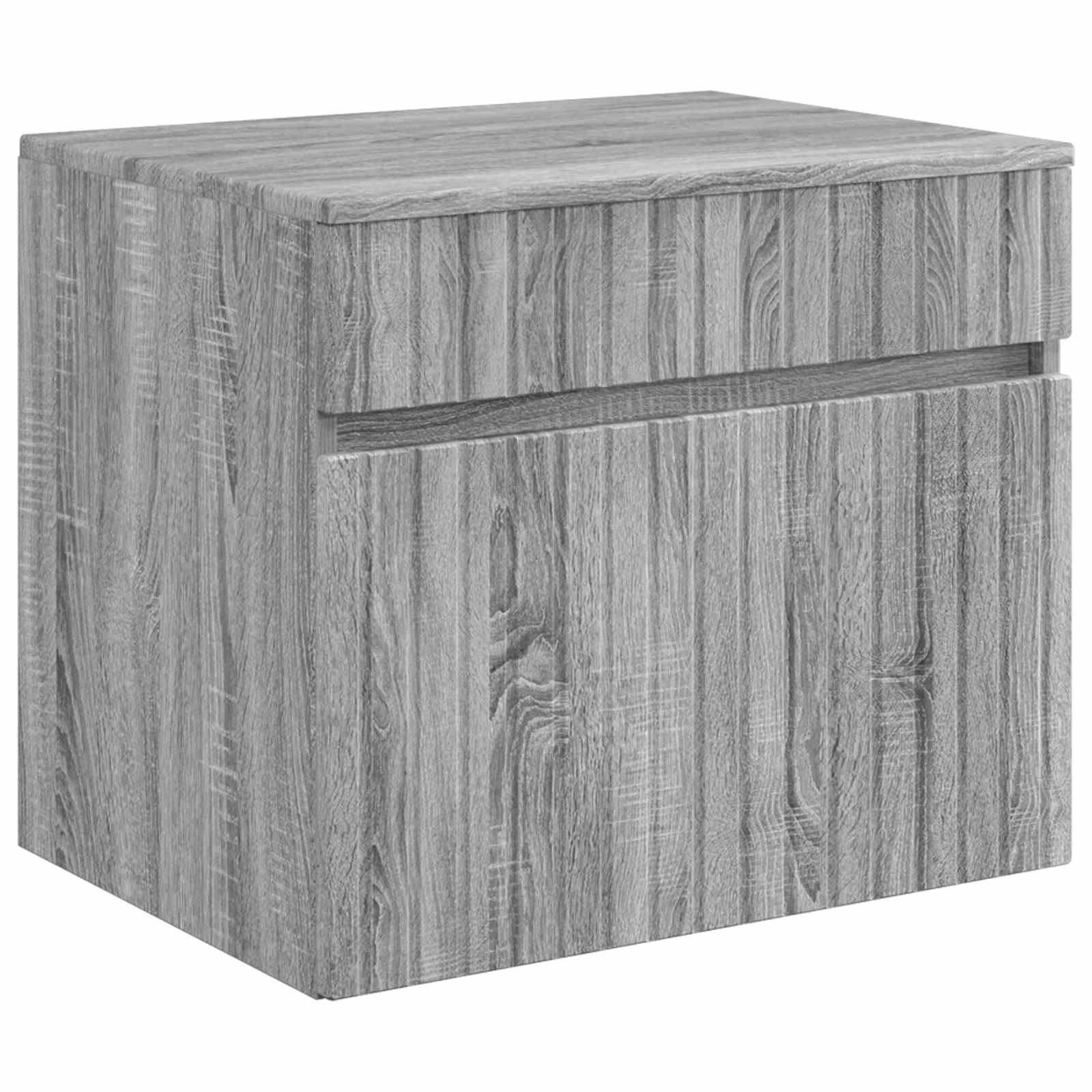 Set ormarića za kupaonicu 3 kom. Siva Sonoma 49 x 44,5 x 66 cm