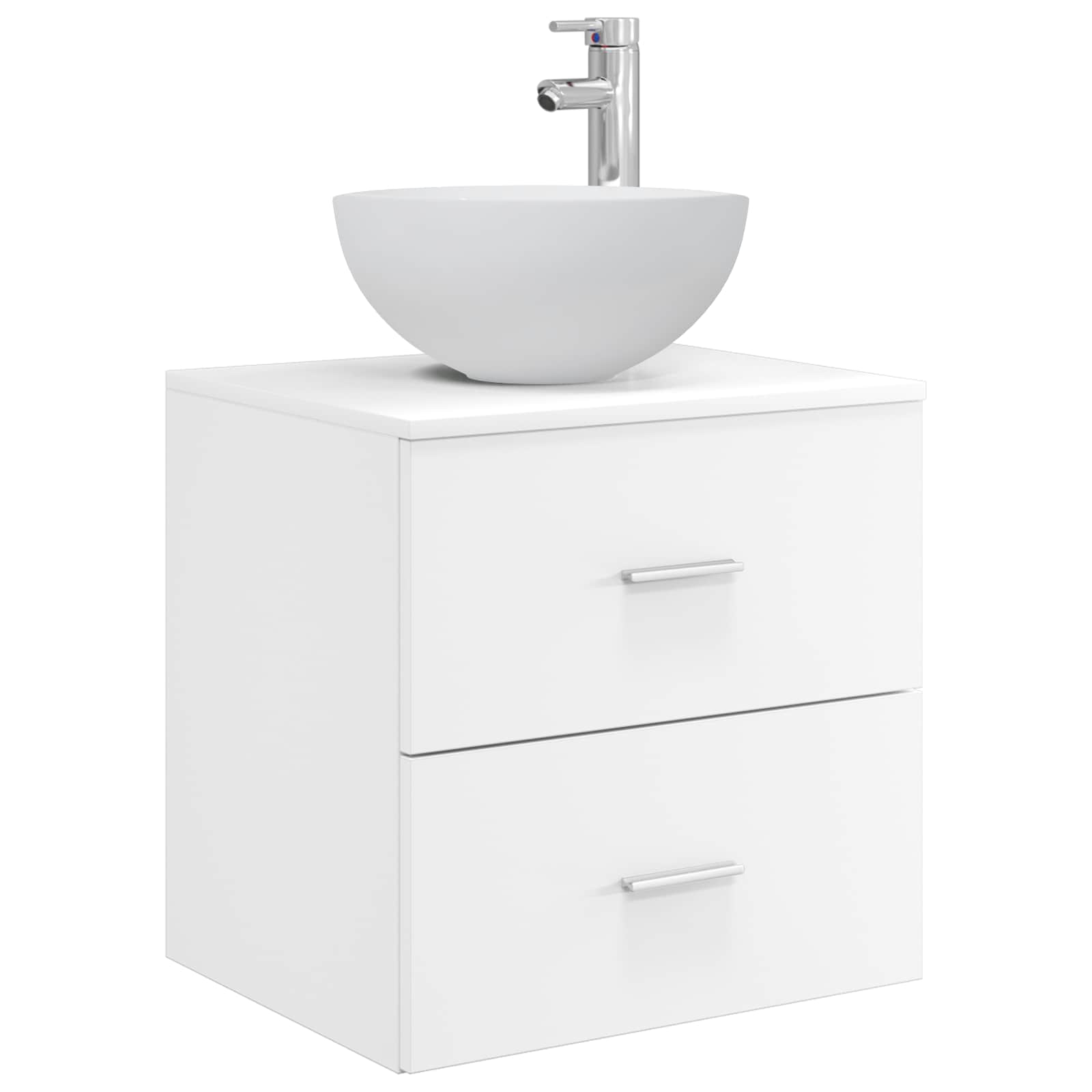 Set ormarića za kupaonicu 3 kom. Bijela 49,5 x 35 x 63 cm