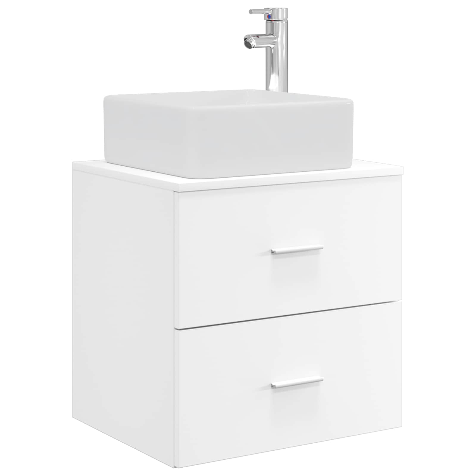 Set ormarića za kupaonicu 3 kom. Bijela 53 x 34,5 x 63 cm