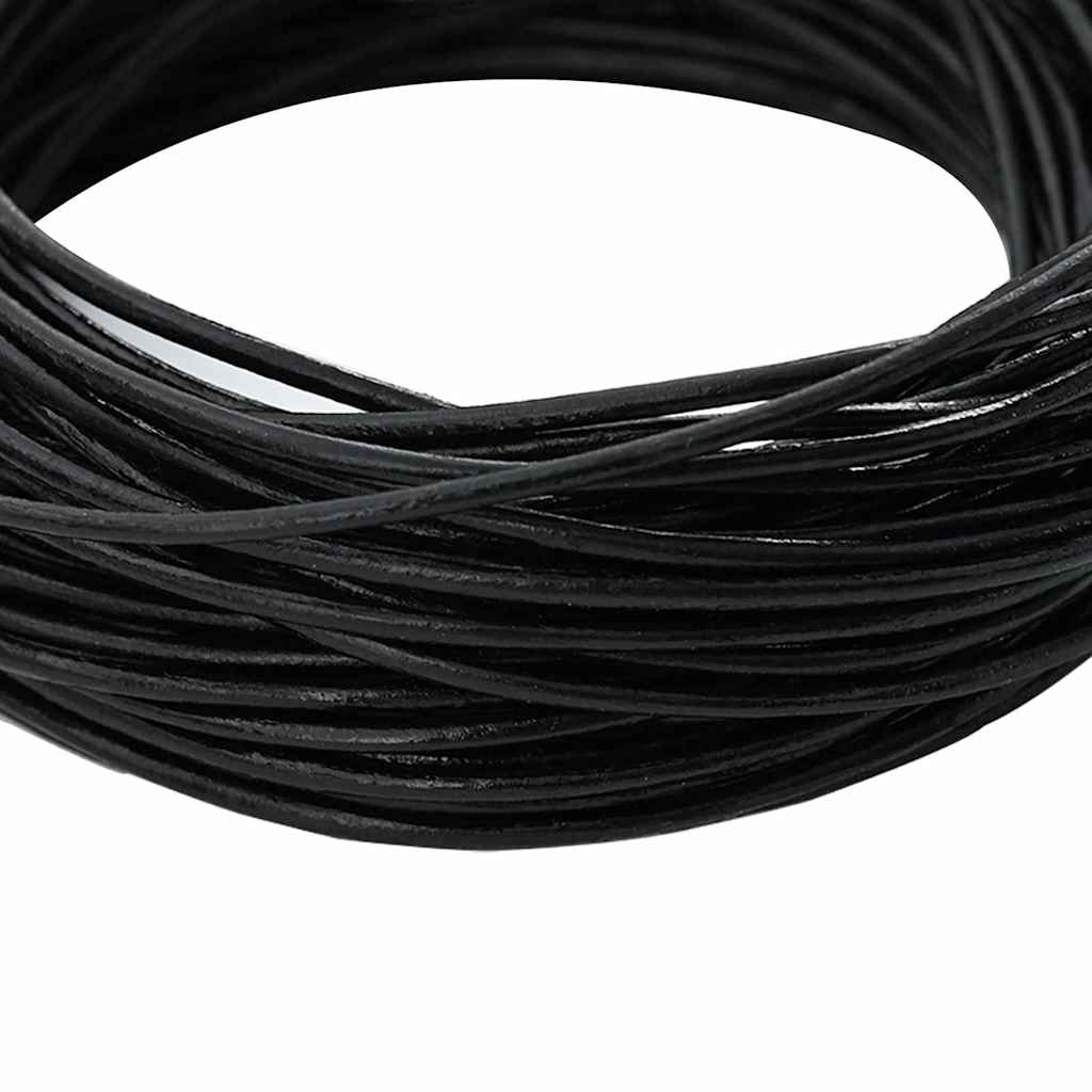 Kožni konop Crna Ø2 mm x 50 m Koža