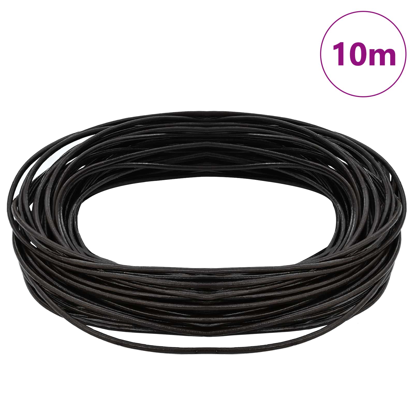Kožni konop Tamno smeđa Ø1 mm x 10 m Koža