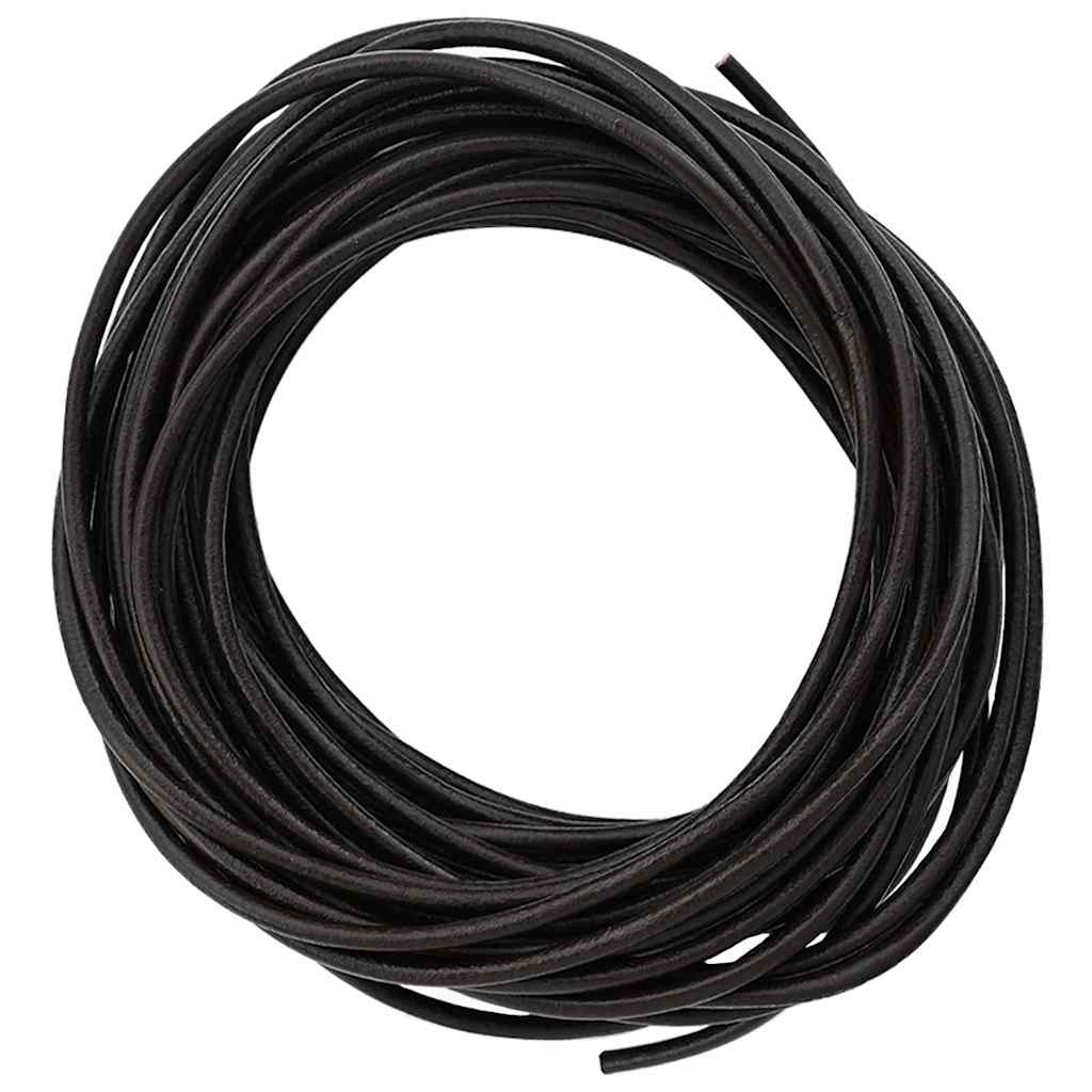 Kožni konop Tamno smeđa Ø2,5 mm x 5 m Koža