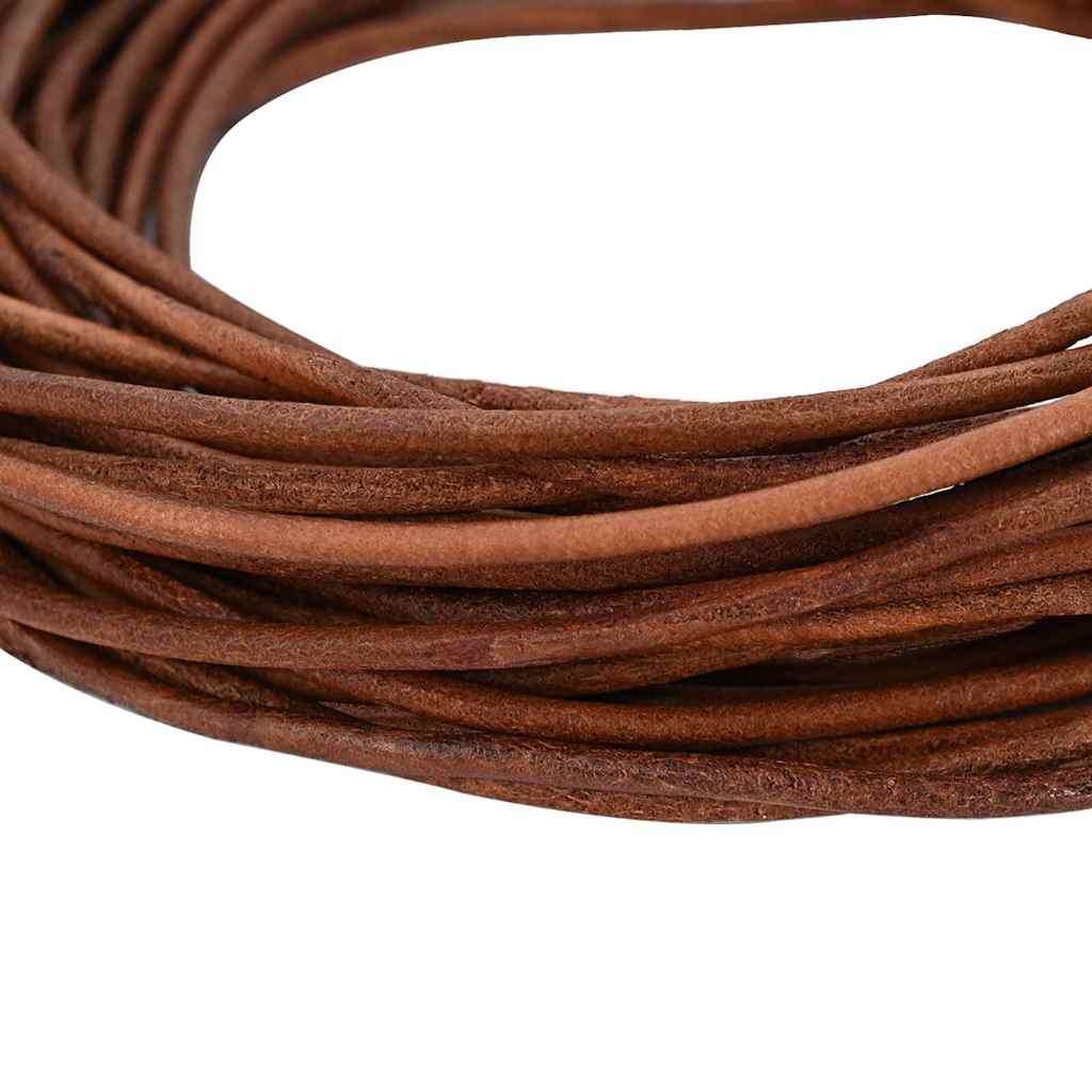 Kožni konop Svijetlosmeđa Ø3 mm x 10 m Koža