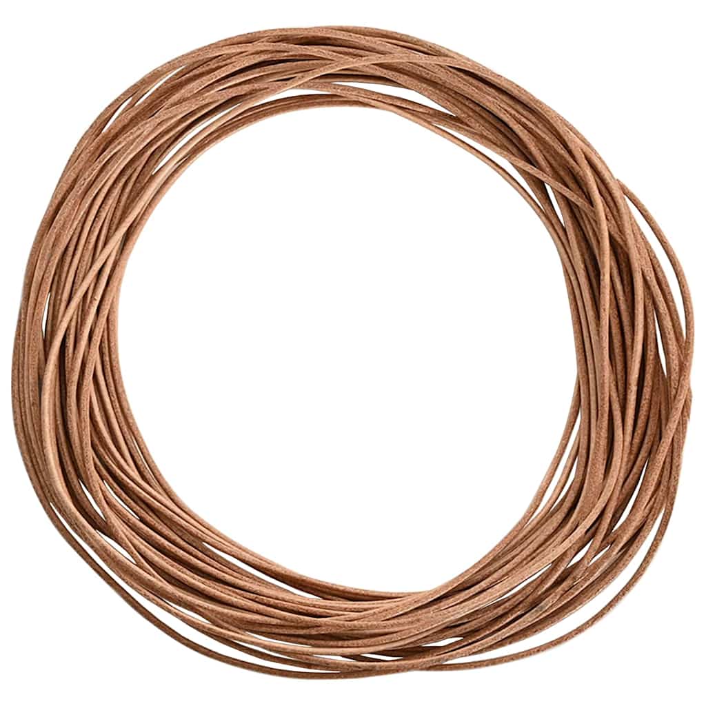 Kožni konop Smeđa Ø1,5 mm x 10 m Koža