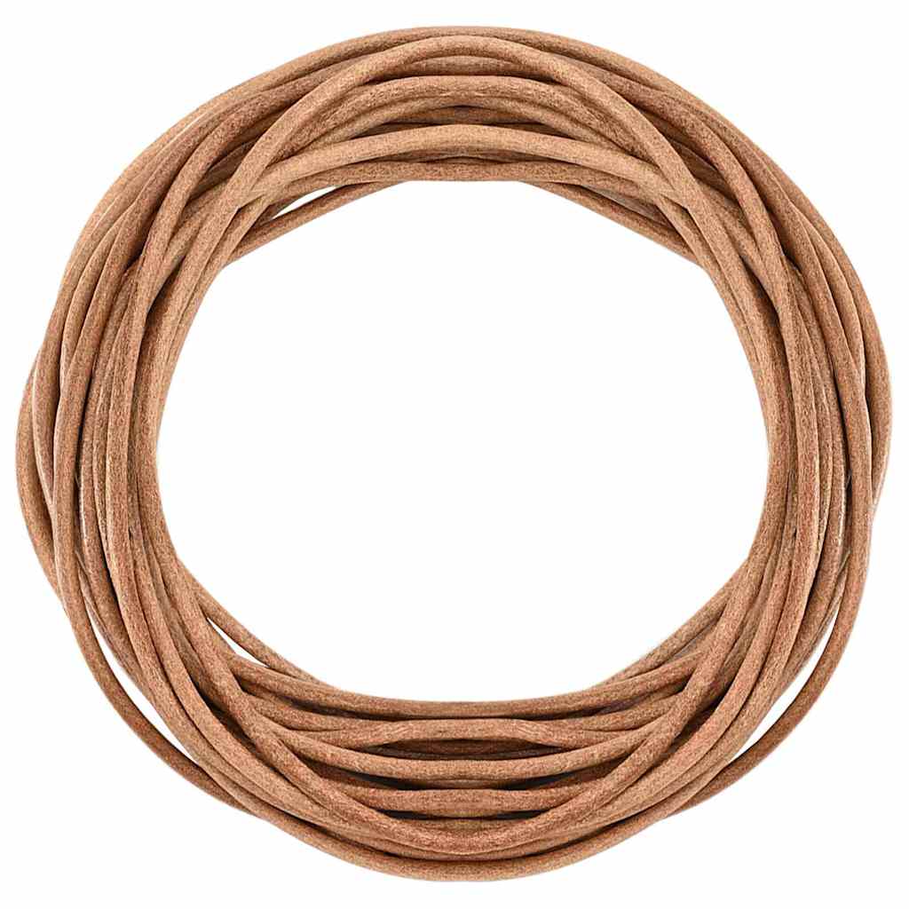 Kožni konop Smeđa Ø4 mm x 5 m Koža