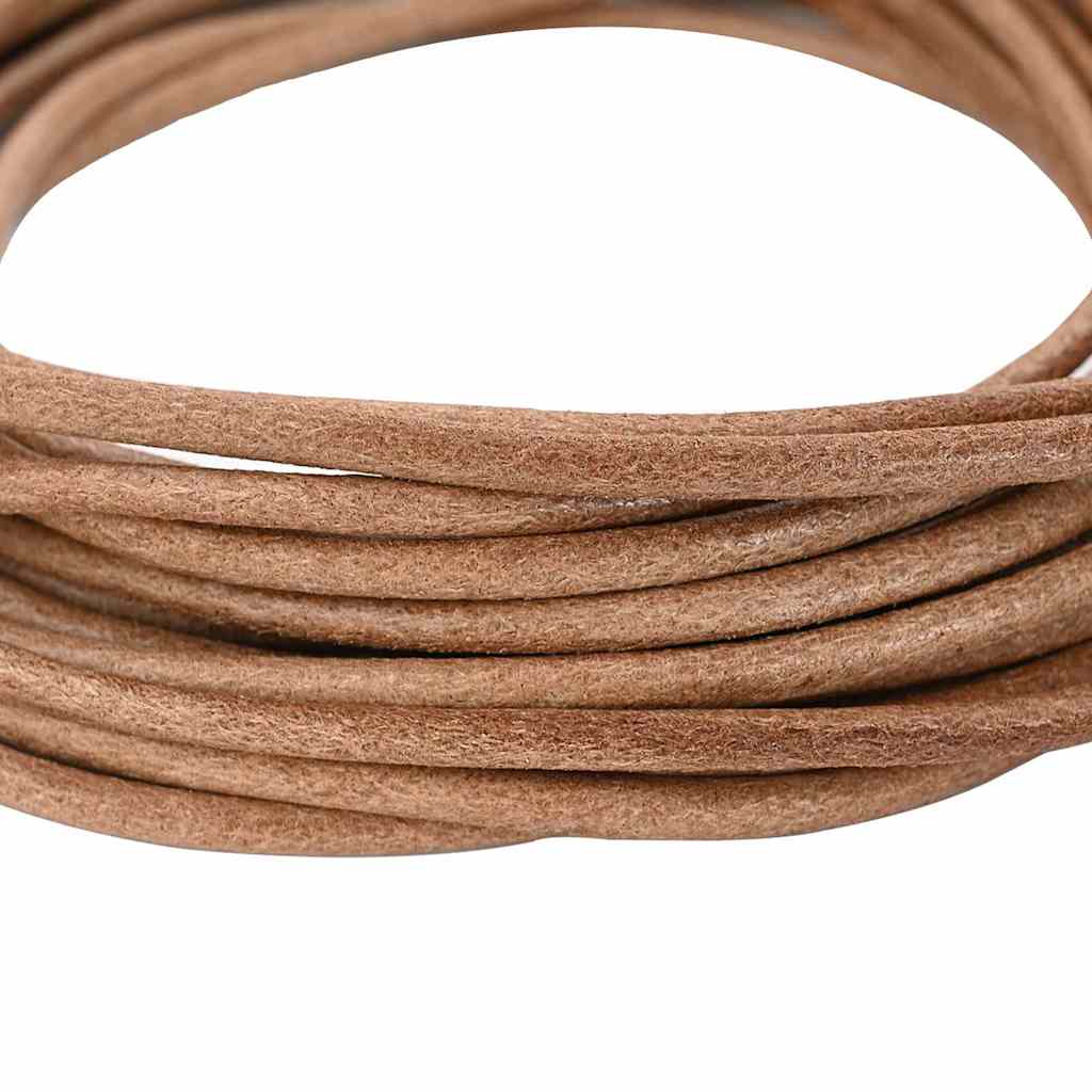 Kožni konop Smeđa Ø5 mm x 5 m Koža