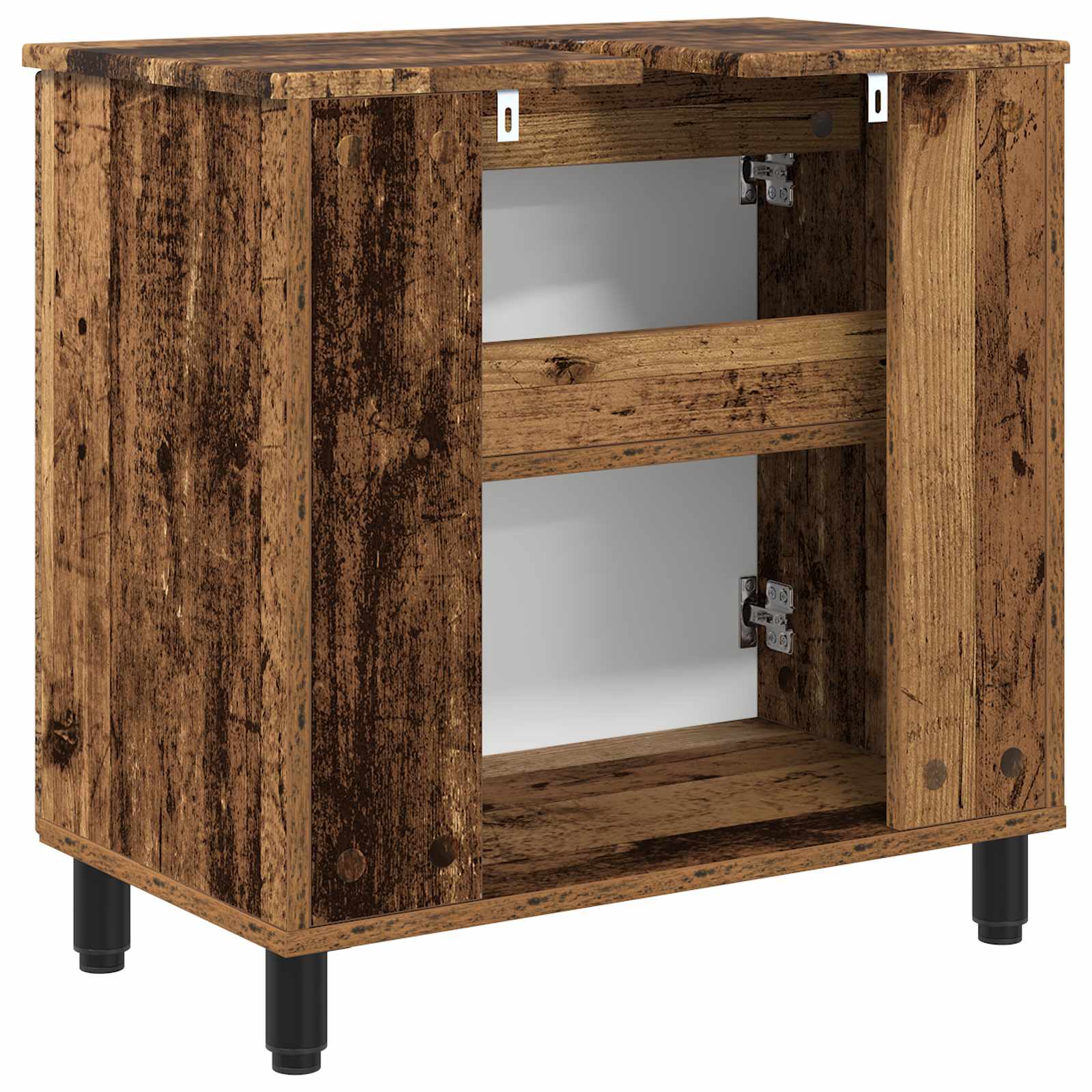 Toaletna jedinica Staro drvo 60 x 35 x 60 cm Konstruirano drvo