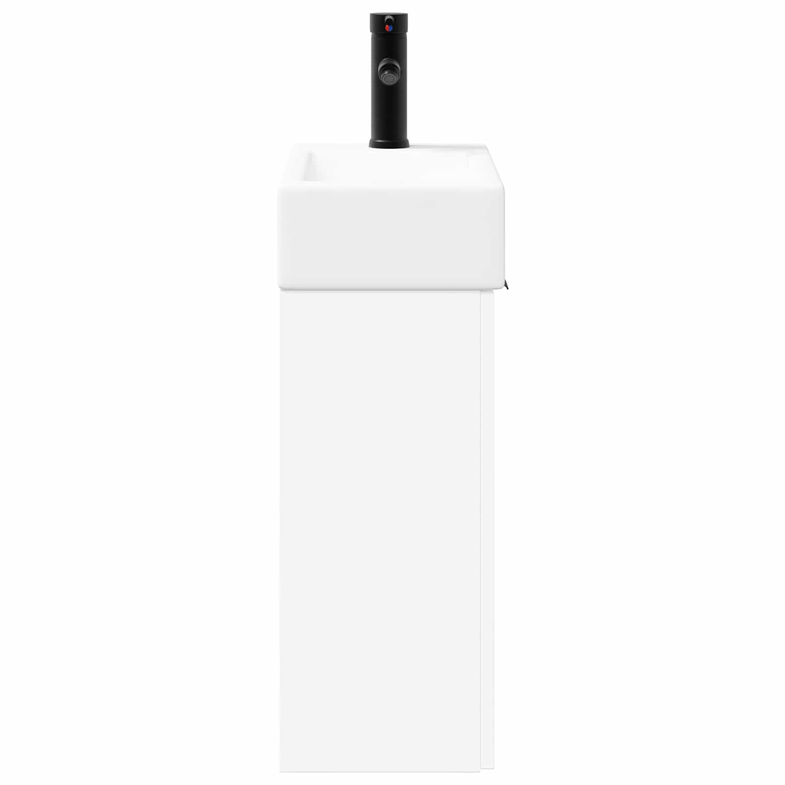 Jedinstveni ormar za kupaonicu s umivaonikom Bijela