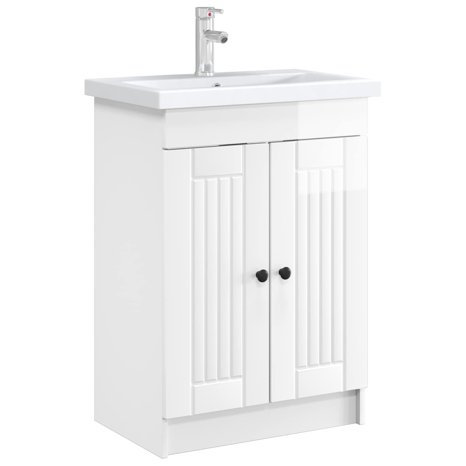 Ormarić ispod umivaonika Bijela visokog sjaja