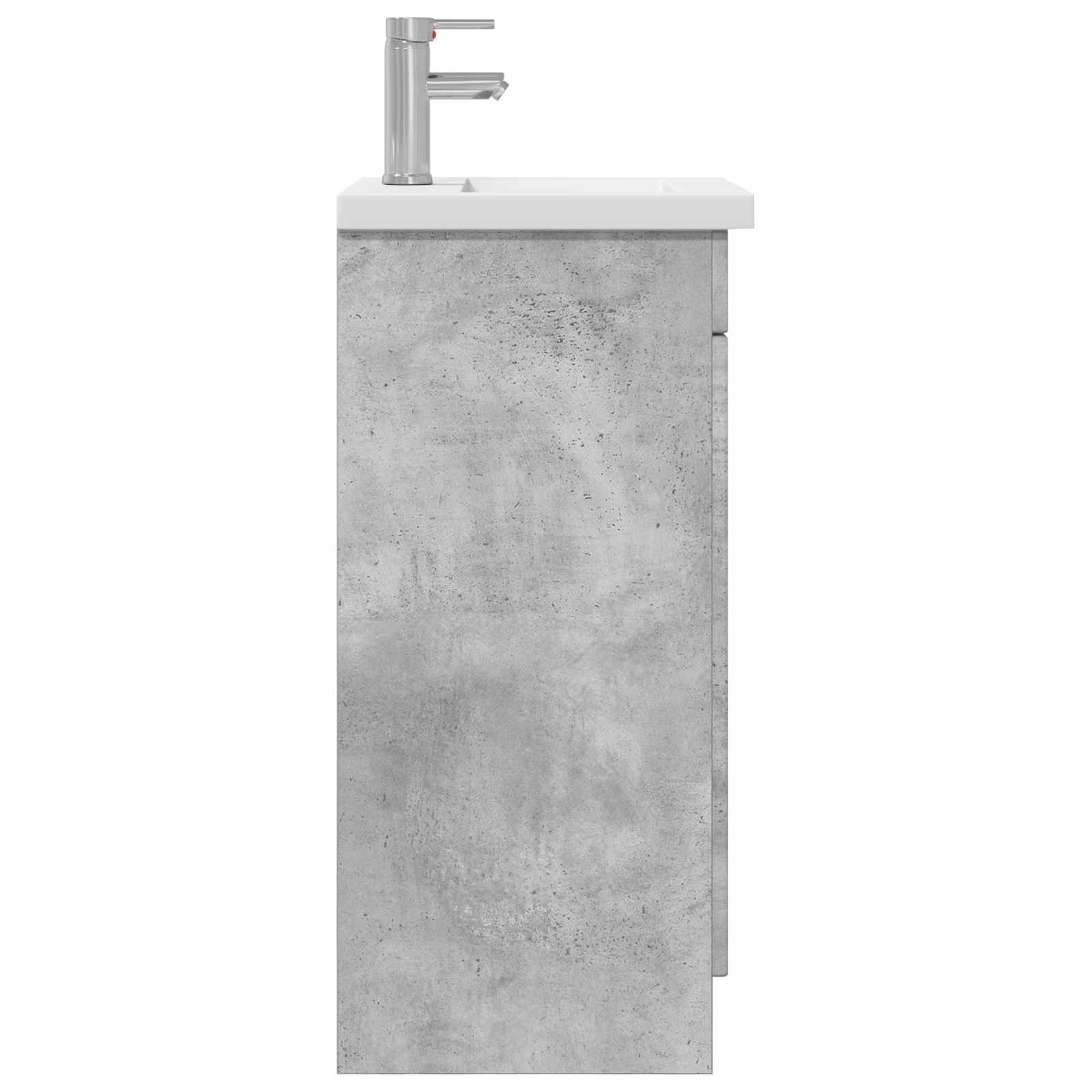 Kupaonski umivaonik s sudoperom Betonska siva 42 x 40 x 84,5 cm