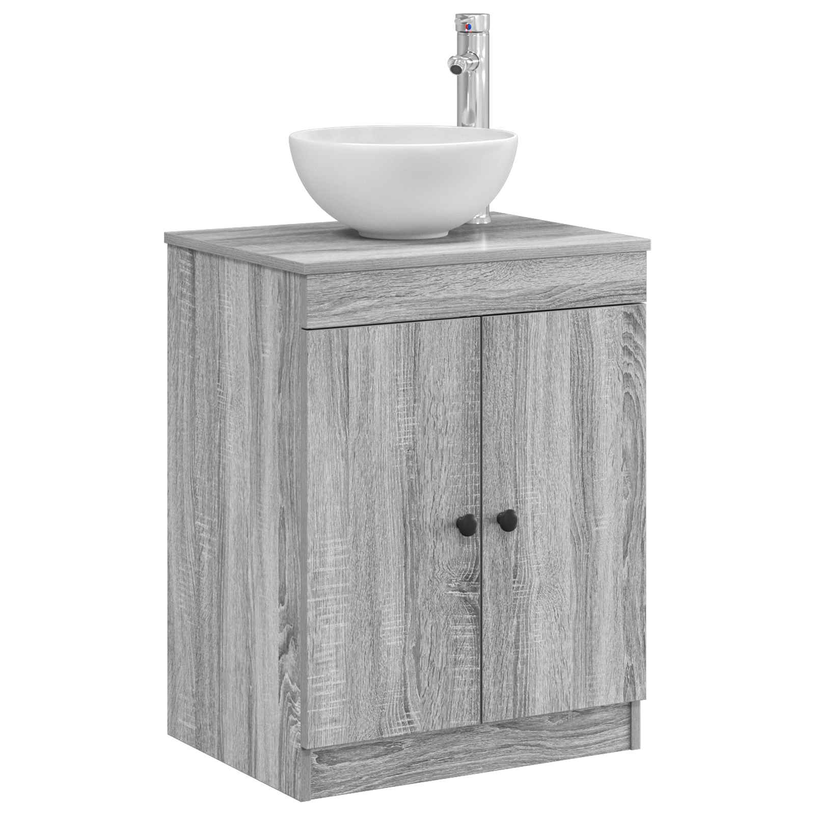 Kupaonski ormar Siva Sonoma 54 x 41 x 70 cm Konstruirano drvo