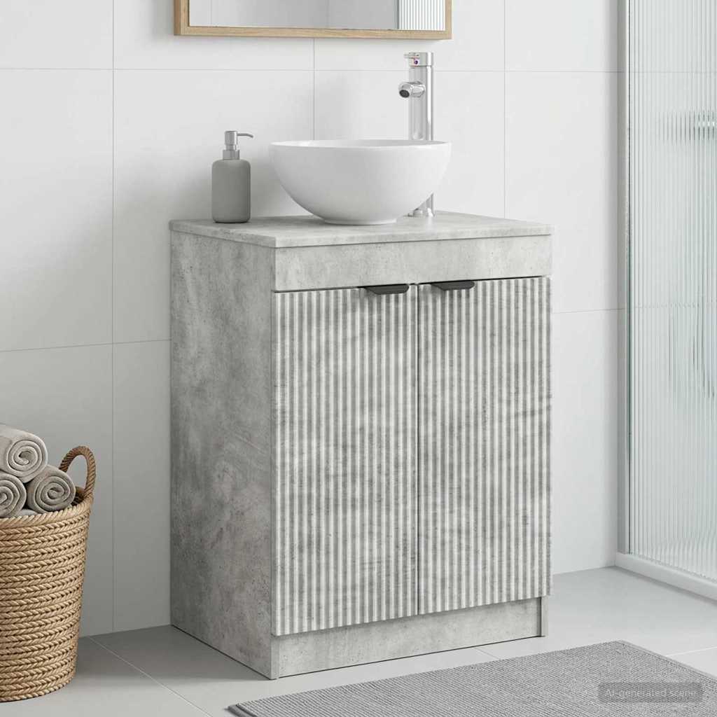 Kupaonski ormar Betonska siva 54 x 41 x 70 cm Konstruirano drvo