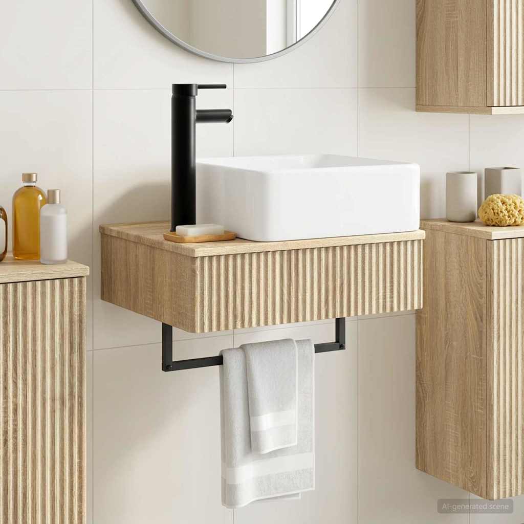 Zidni sudoper Hrast sonoma 50 x 41 x 39 cm Konstruirano drvo