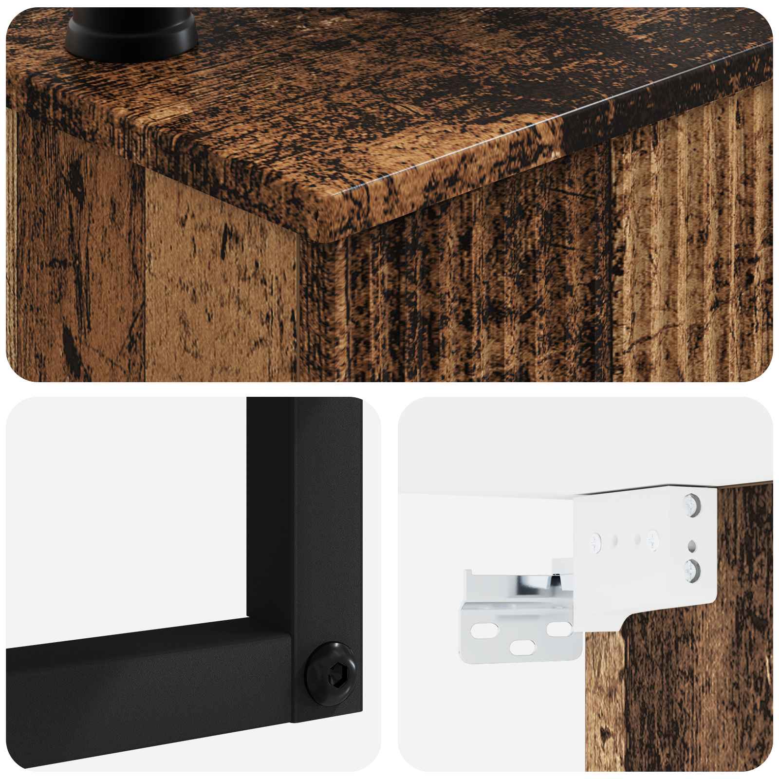 Zidni sudoper Staro drvo 53 x 35 x 39 cm Konstruirano drvo