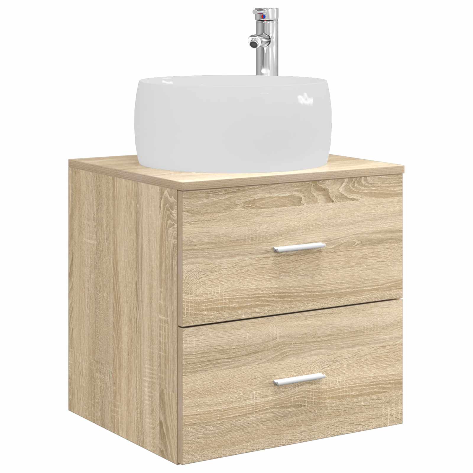 Umivaonik s policom Hrast sonoma 49,5 x 44,5 x 66 cm