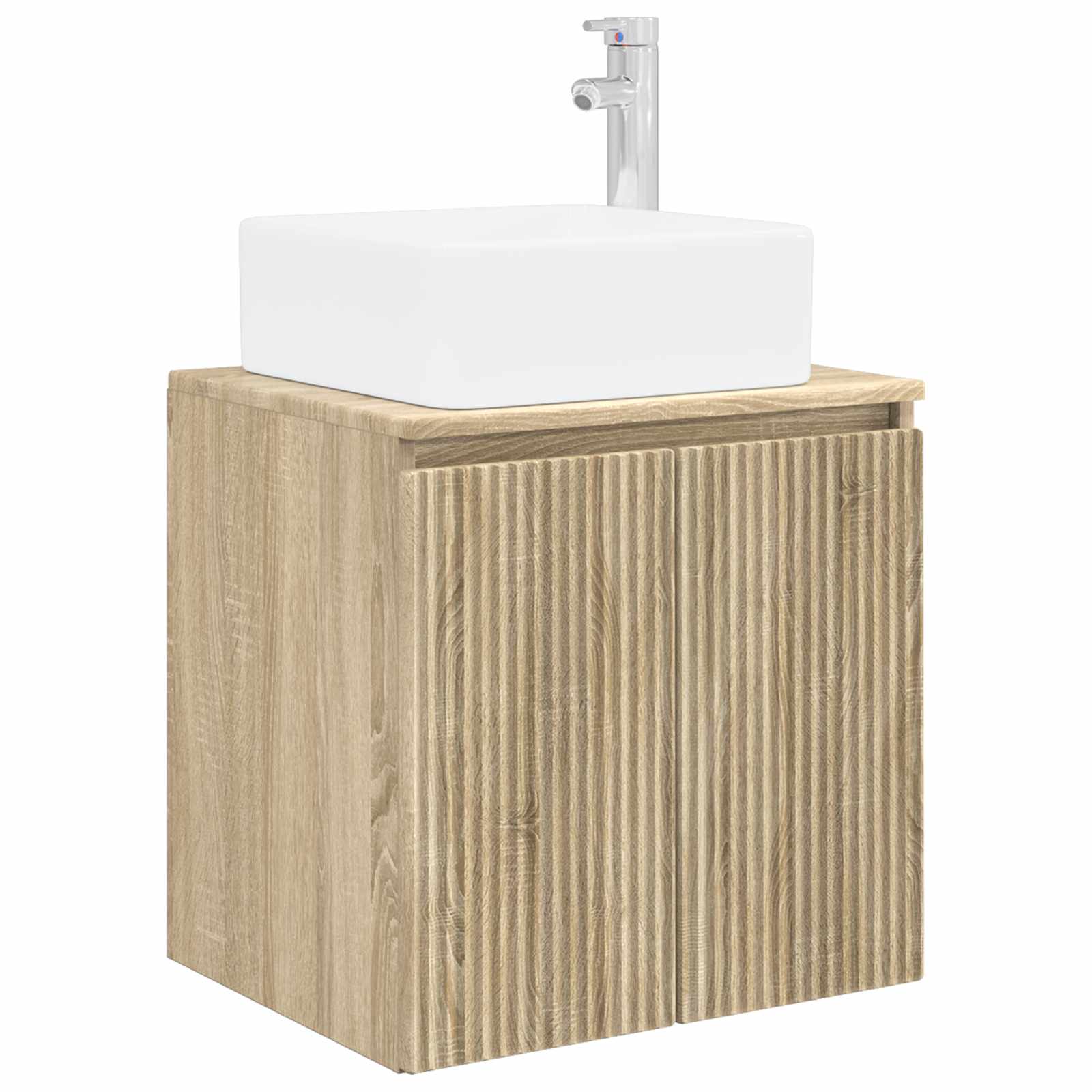 Umivaonik s policom Hrast sonoma 49,5 x 41 x 63 cm