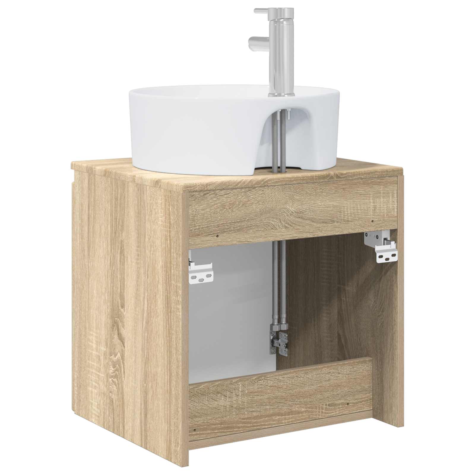 Umivaonik s policom Hrast sonoma 49,5 x 44,5 x 65 cm
