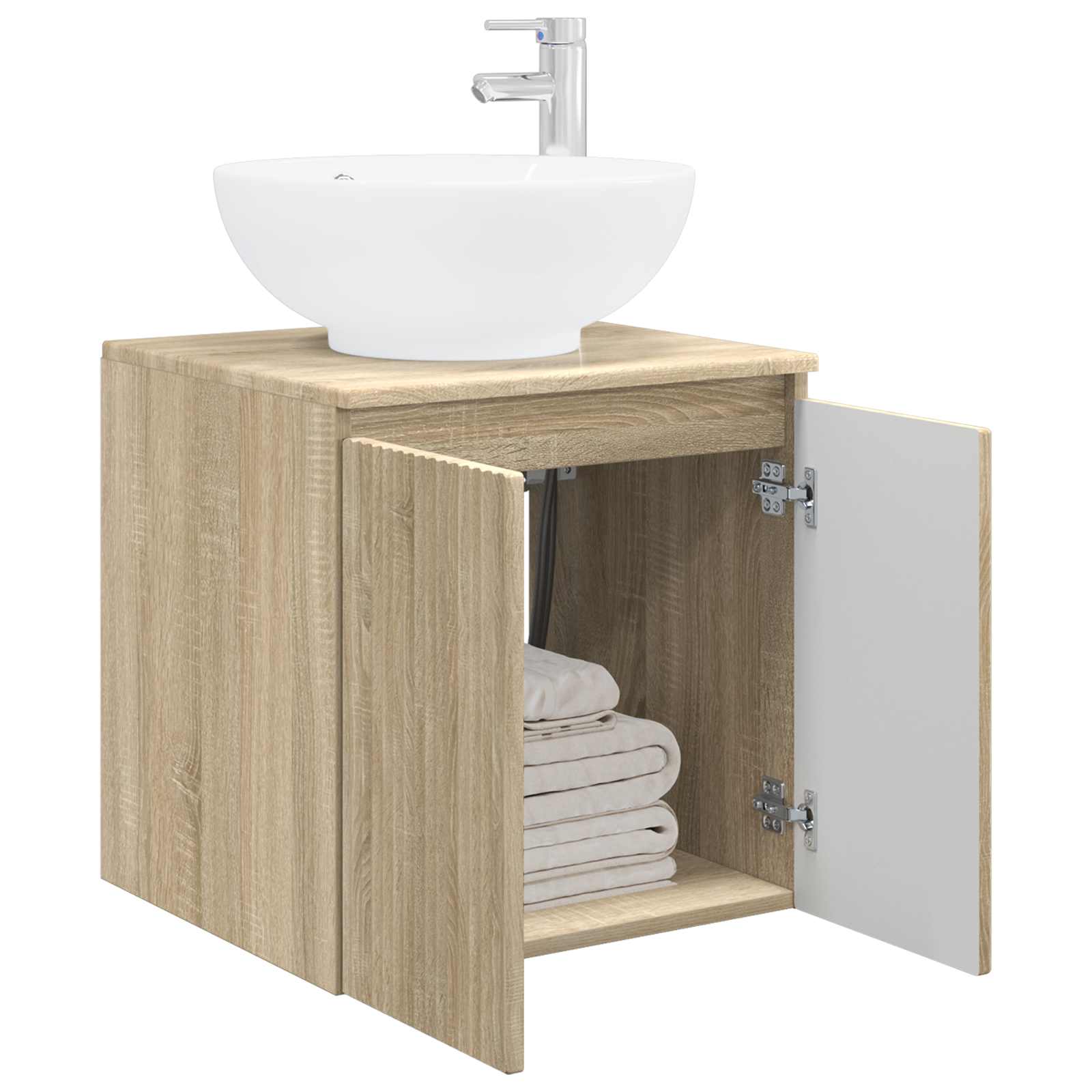 Umivaonik s policom Hrast sonoma 49,5 x 44,5 x 65 cm