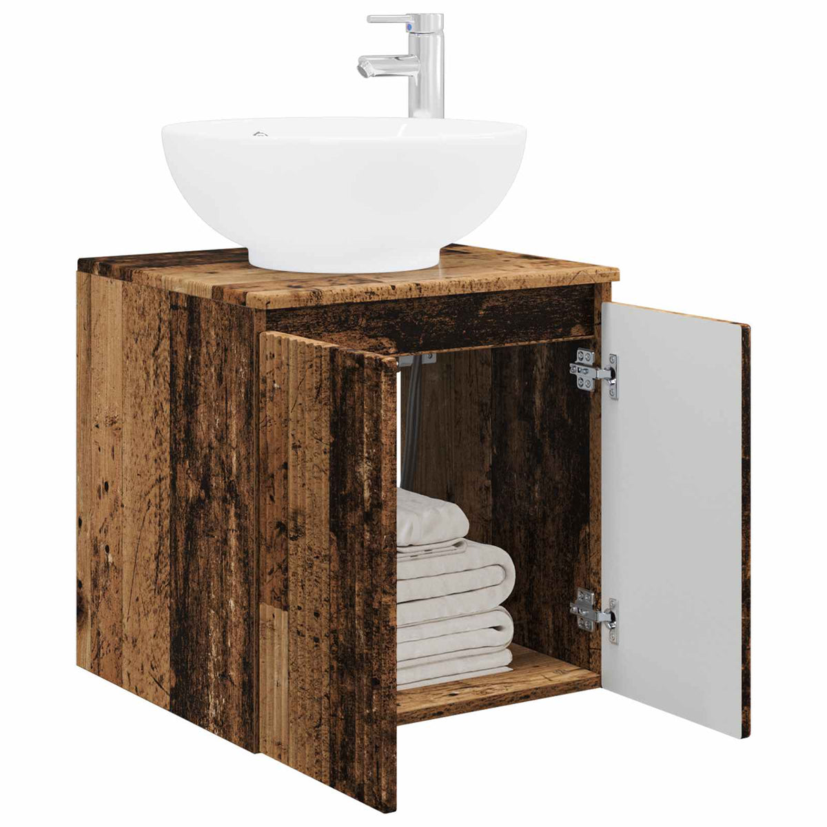 Umivaonik s policom Staro drvo 49,5 x 44,5 x 65 cm