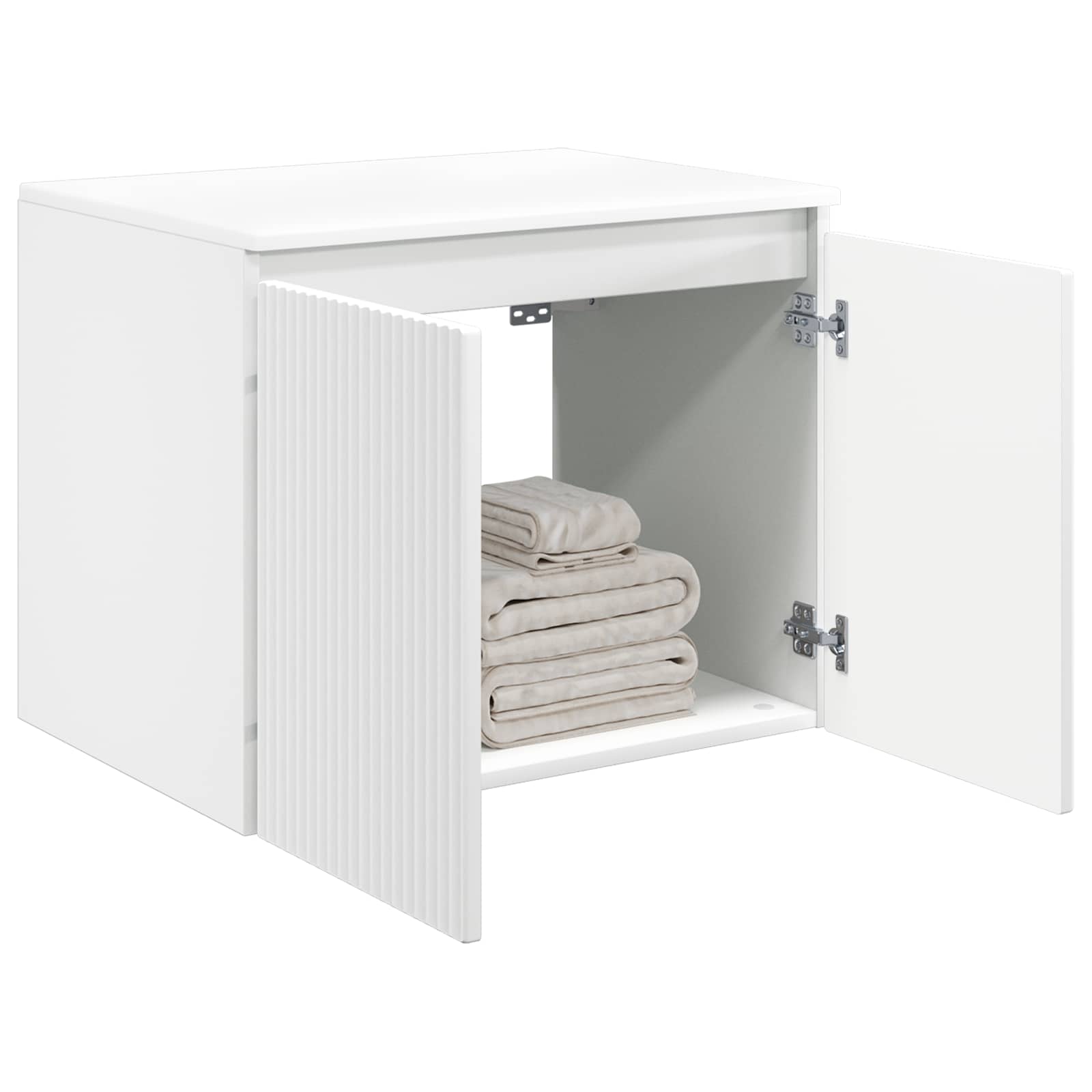 Ormar za Kupaonicu na Zidu Bijela 62,5 x 44,5 x 50 cm