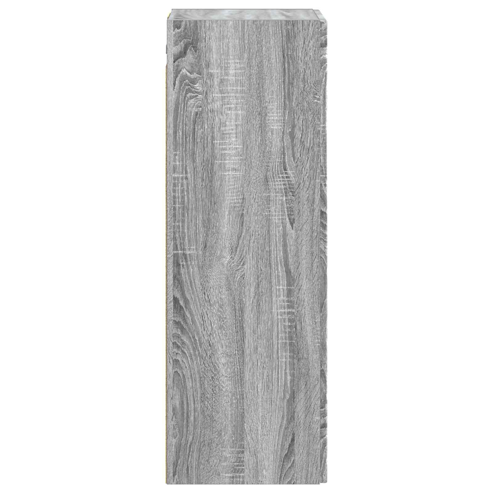 Ormar za Kupaonicu na Zidu Siva Sonoma 33 x 34,5 x 60 cm