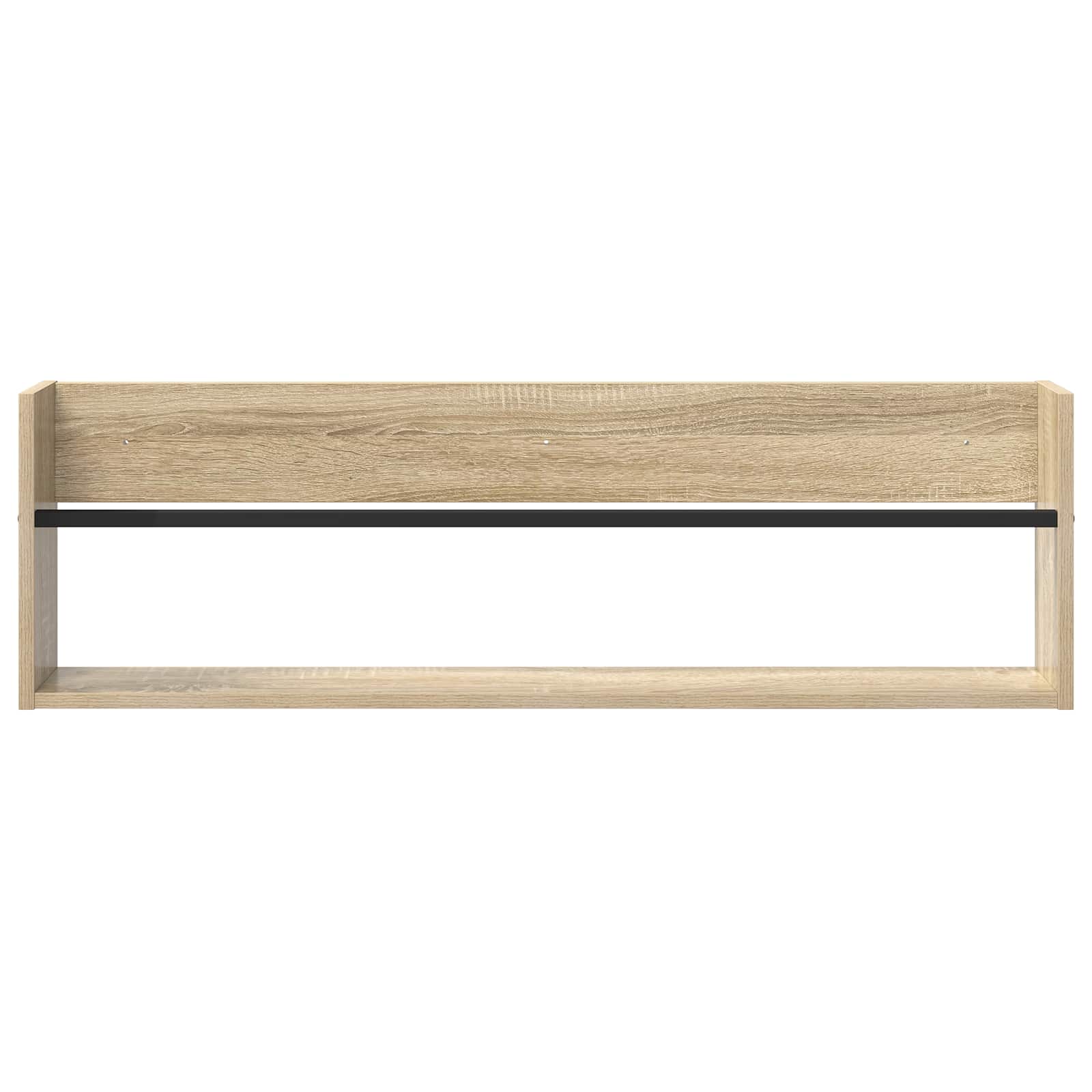 Polica za časopise Zidne 2 pcs Sonoma hrast 100 x 12 x 30 cm