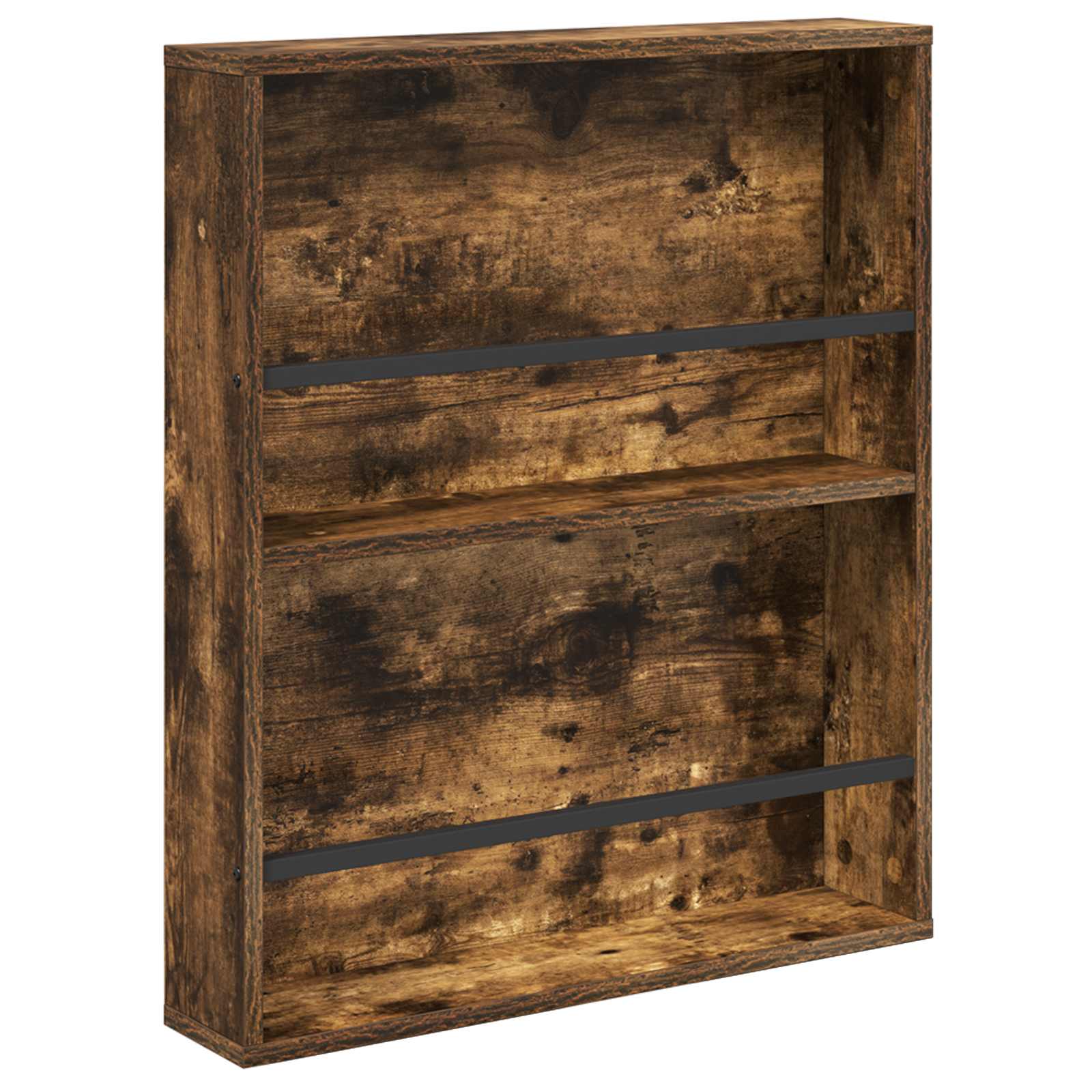 Polica za časopise Zidne 2 pcs Dimljeni hrast 60 x 12 x 70 cm