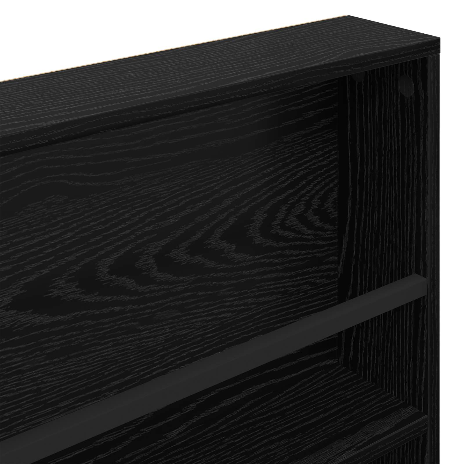 Polica za časopise Crni hrast 80 x 12 x 70 cm Konstruirano drvo