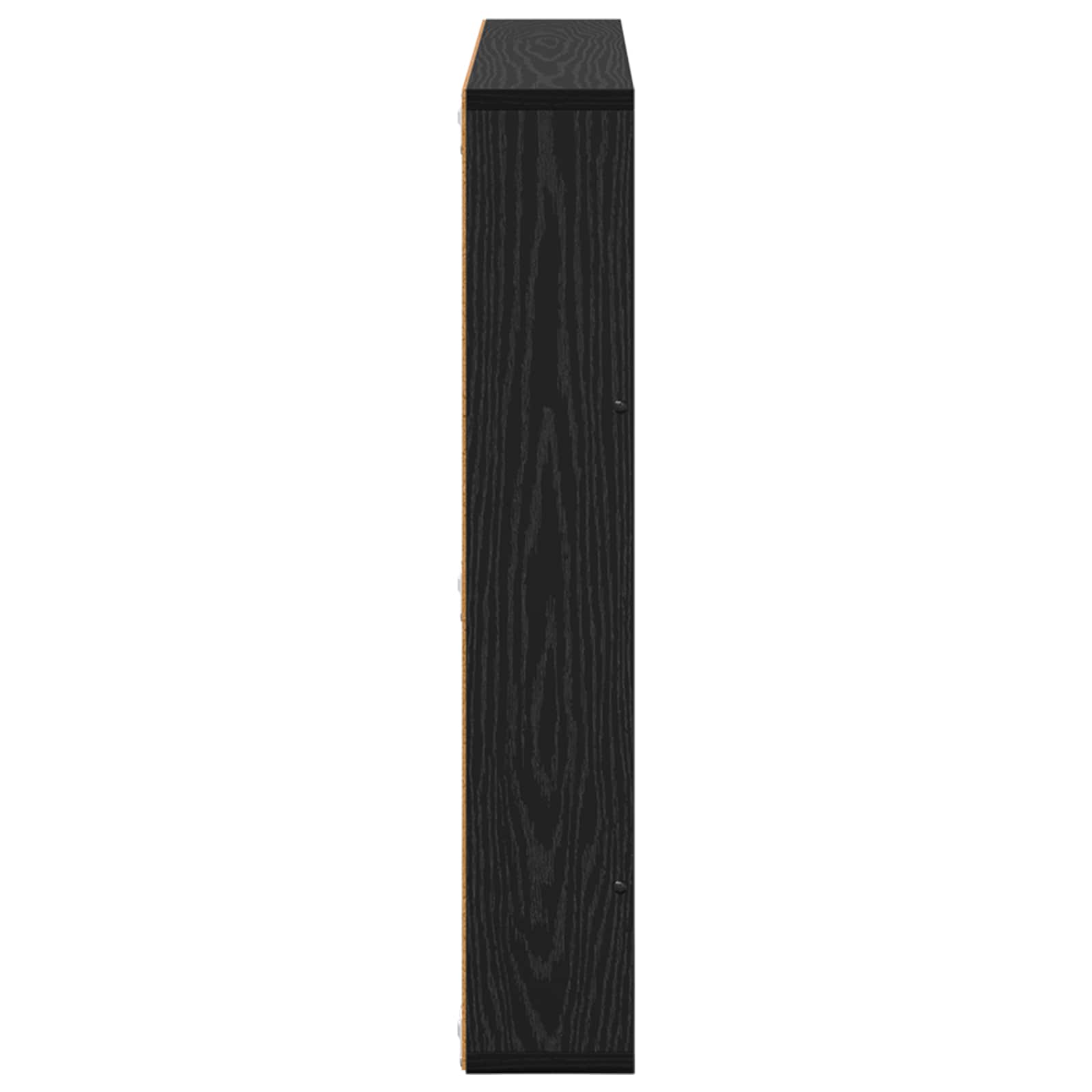 Polica za časopise Crni hrast 80 x 12 x 70 cm Konstruirano drvo