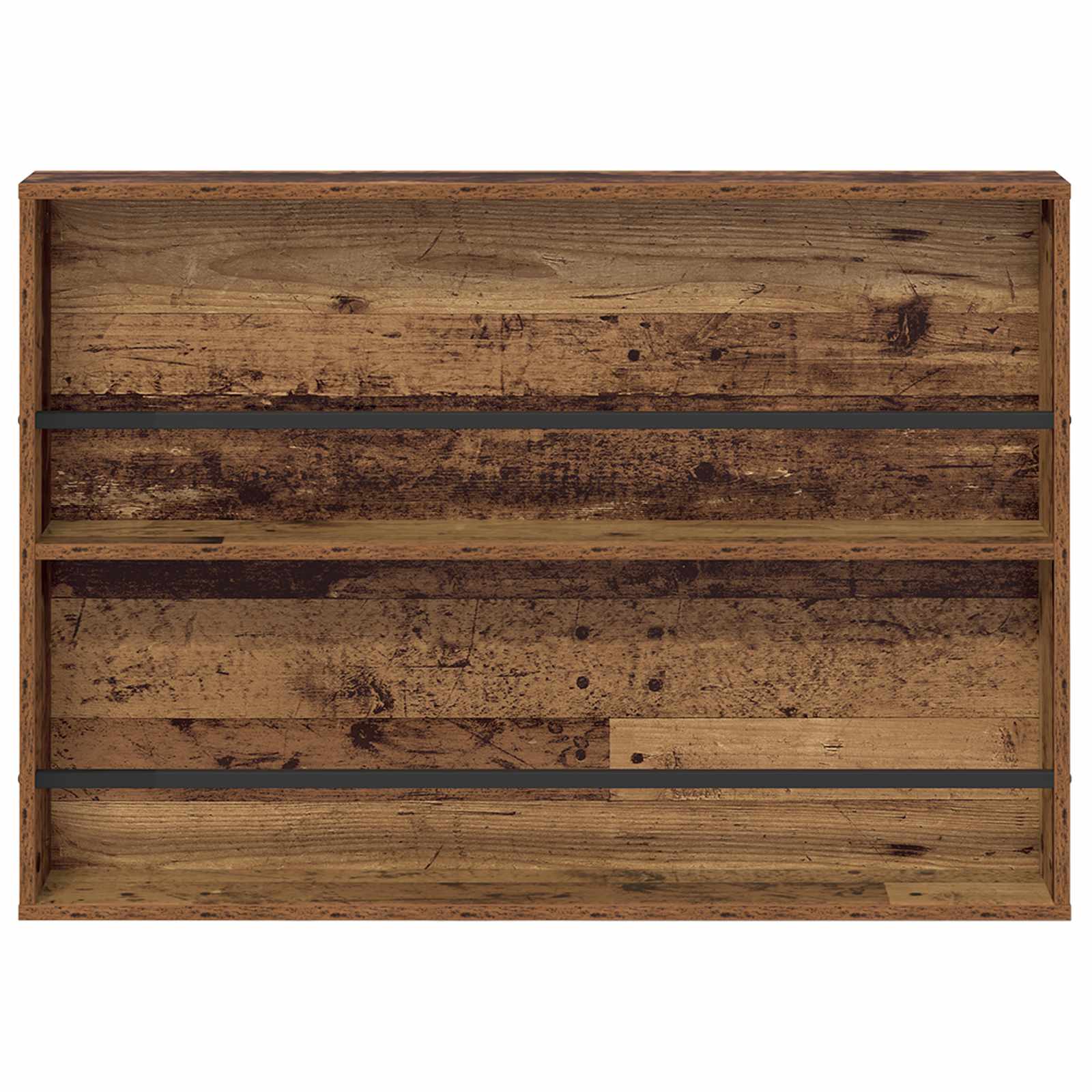 Polica za časopise s policom Zidne Staro drvo 100 x 12 x 70 cm