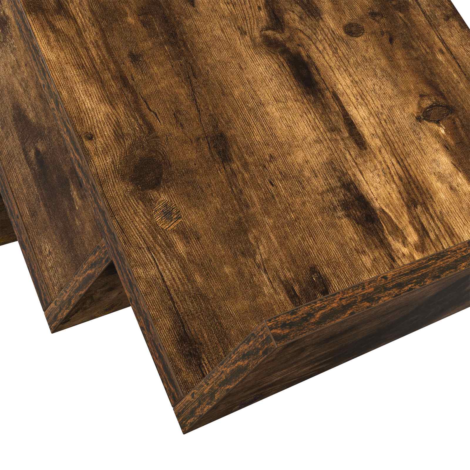 Polica za časopise s policom Dimljeni hrast 65 x 53 x 28,5 cm