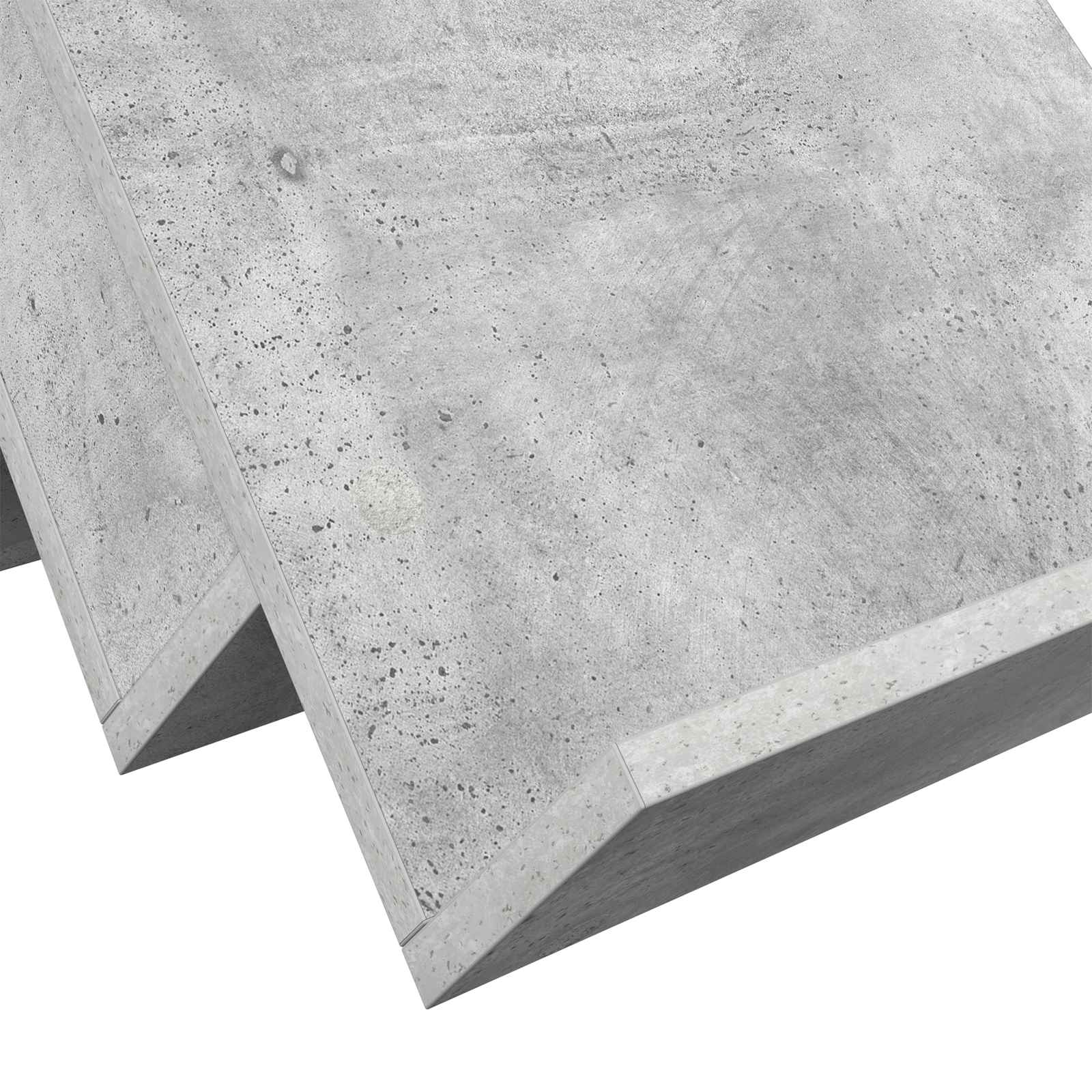 Polica za časopise s policom Betonska siva 90 x 53 x 28,5 cm