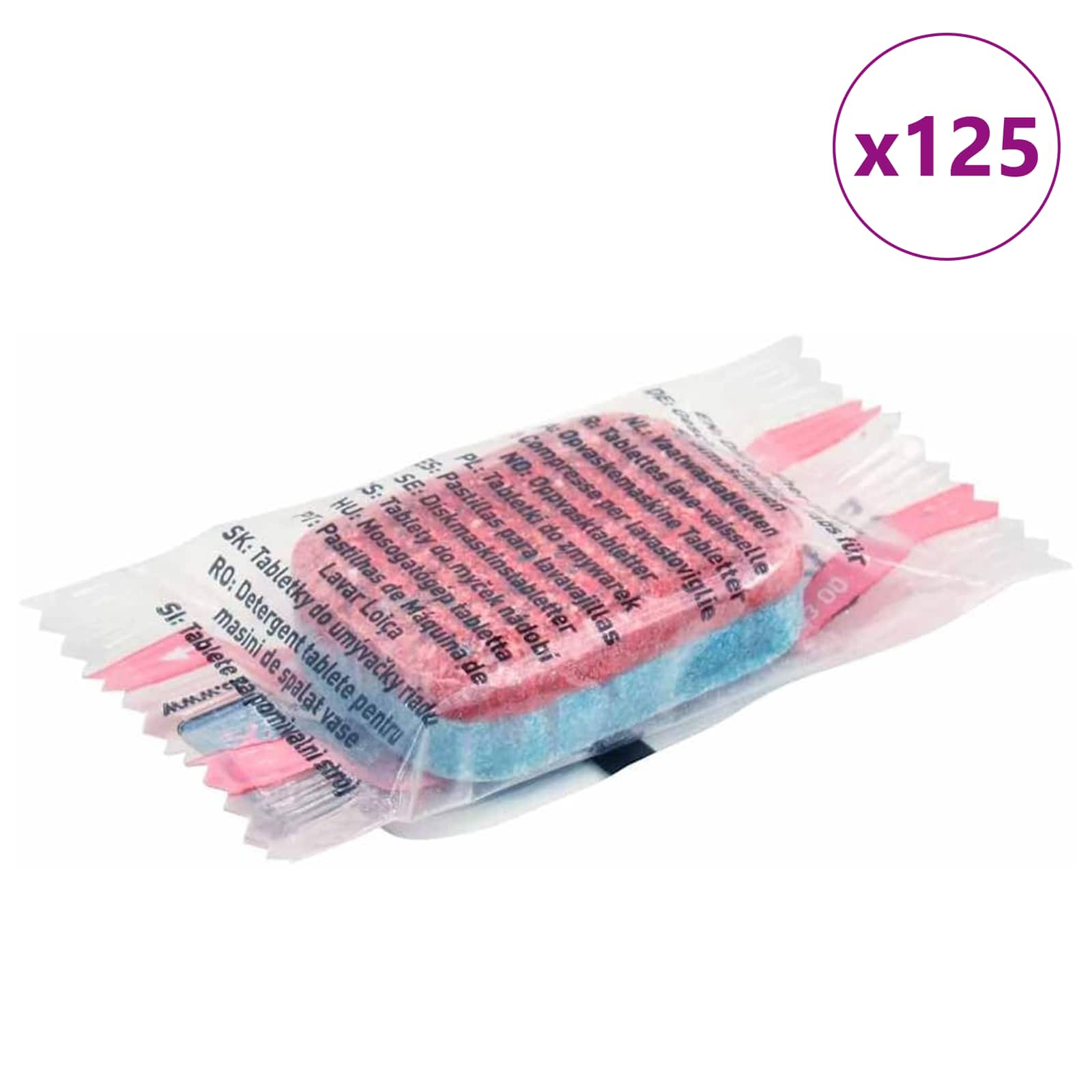 Tablete za perilicu posuđa 125 pcs