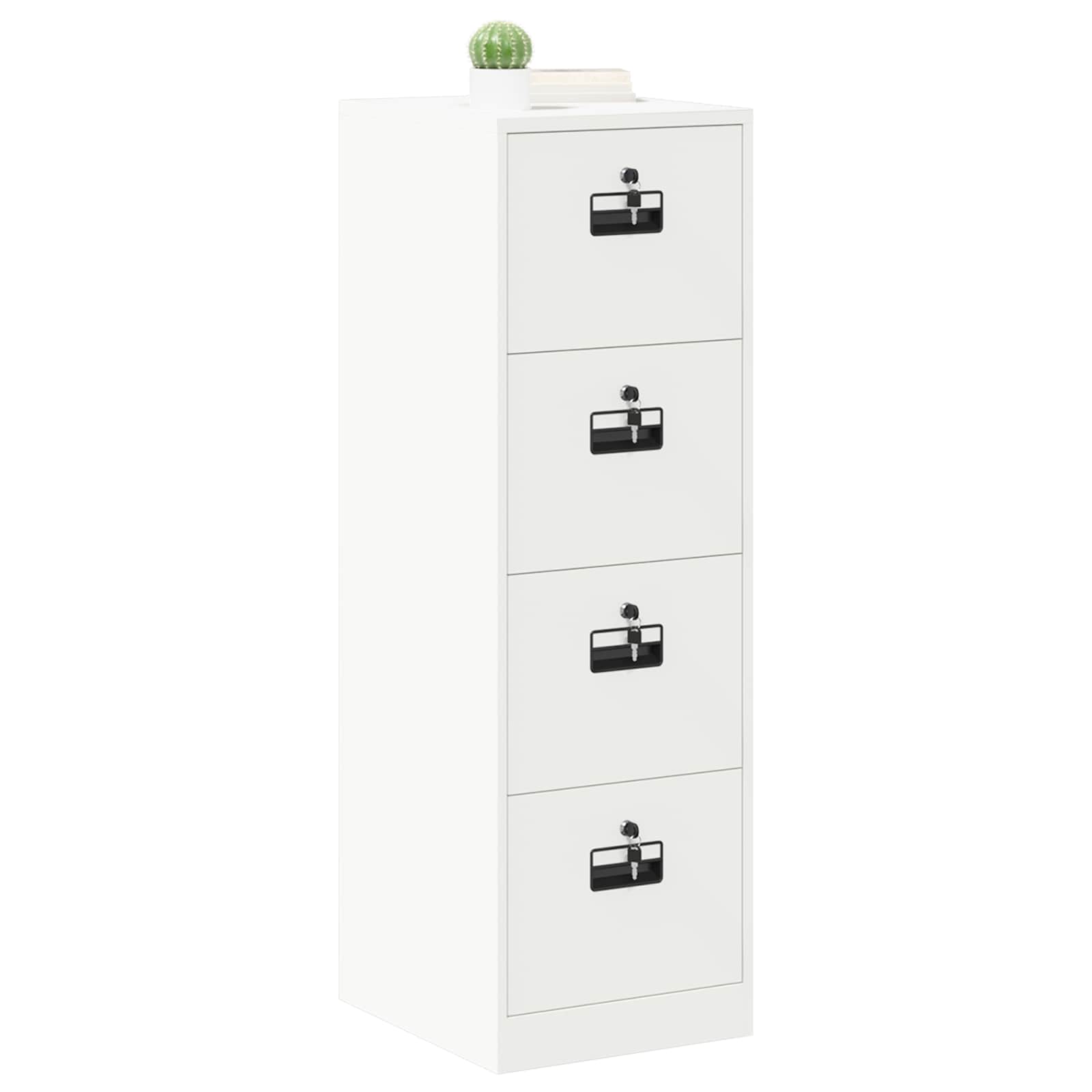 Kabinet za datoteke s ladicama 2 pcs Bijelo 44 x 50 x 139 cm