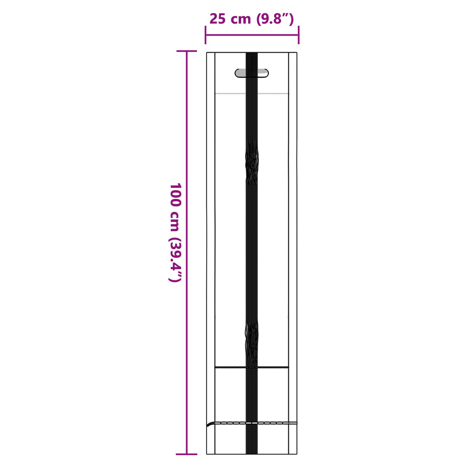 Vreće s pijeskom 25 pcs Tamnozelena 100 x 25 cm HDPE