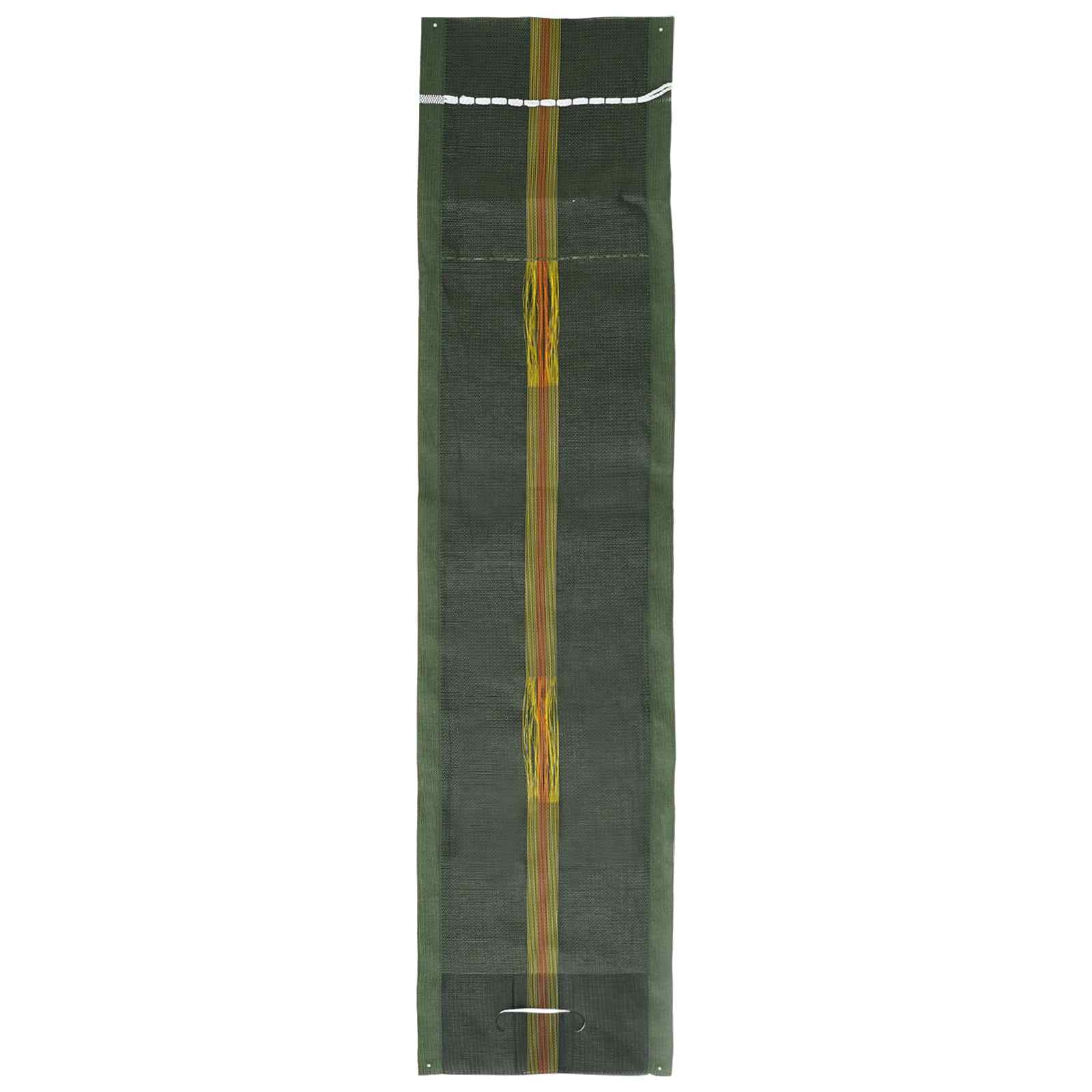 Vreće s pijeskom 100 pcs Tamnozelena 120 x 27 cm HDPE