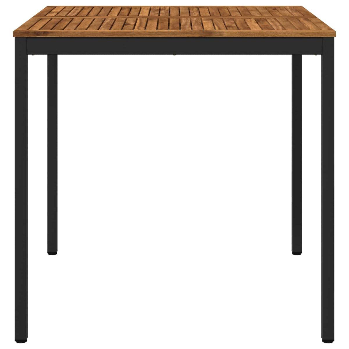 Stol za bar u vrtu Prirodna i crna 110 x 108,5 x 105 cm