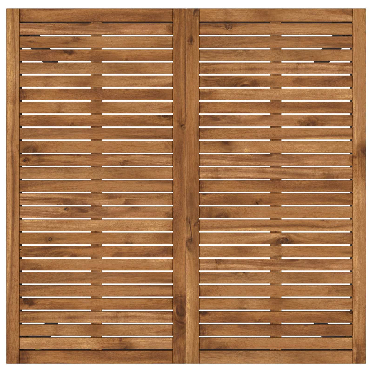 Stol za bar u vrtu Prirodna i crna 110 x 108,5 x 105 cm