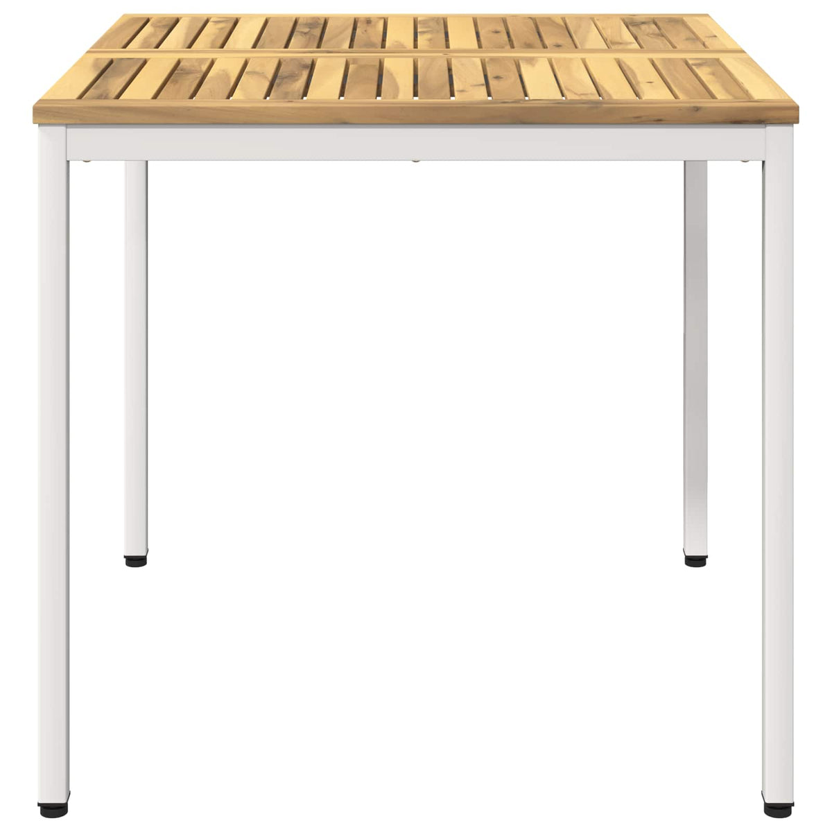 Stol za večeru u vrtu Bijela 80 x 80,5 x 75 cm