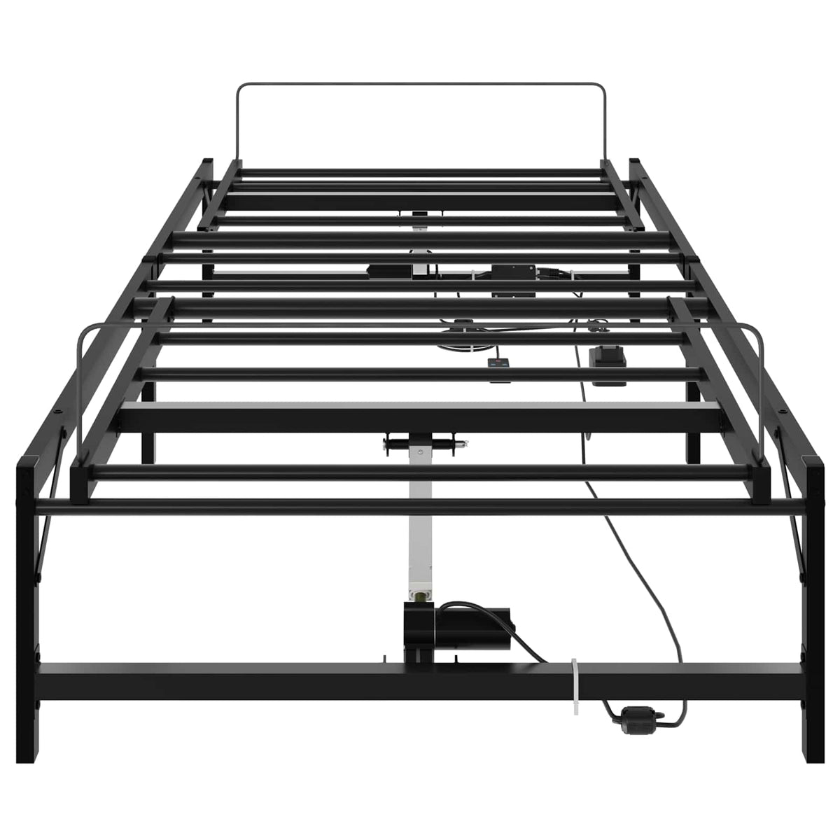 Električni podesivi okvir kreveta Crna 75 x 190 cm Čelik