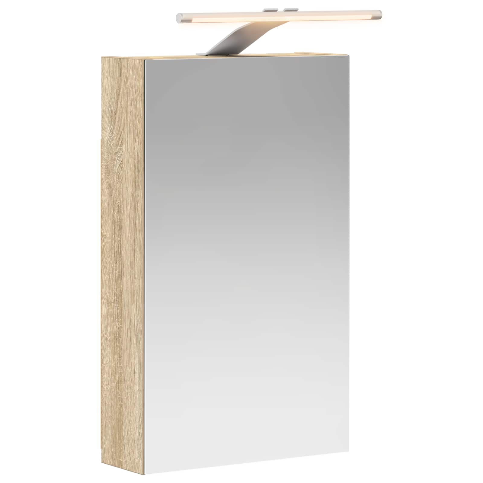 Kupaonski ormar s ogledalom Sonoma hrast 30 x 10,5 x 50 cm