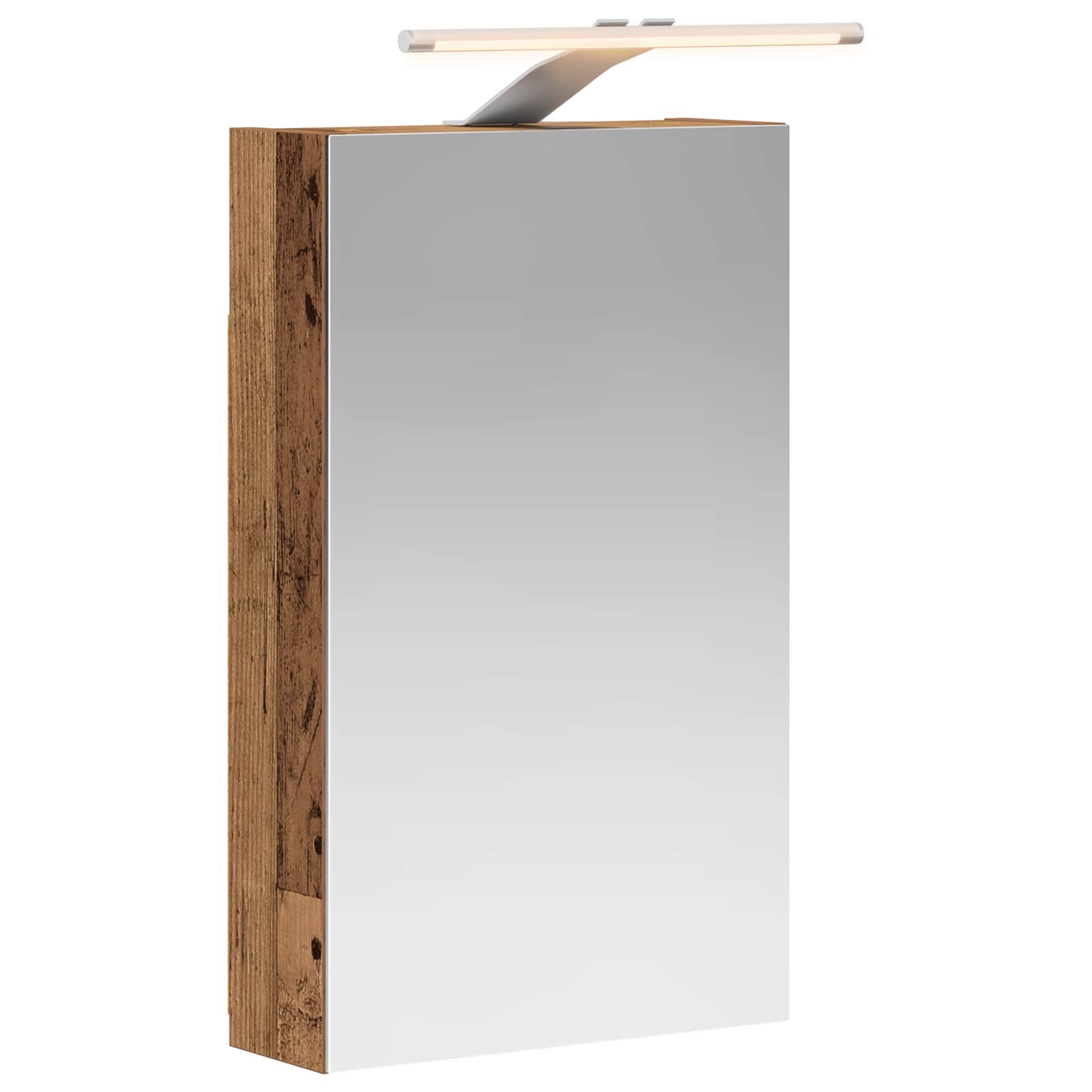 Kupaonski ormar s ogledalom Zidne Staro drvo 30 x 10,5 x 50 cm
