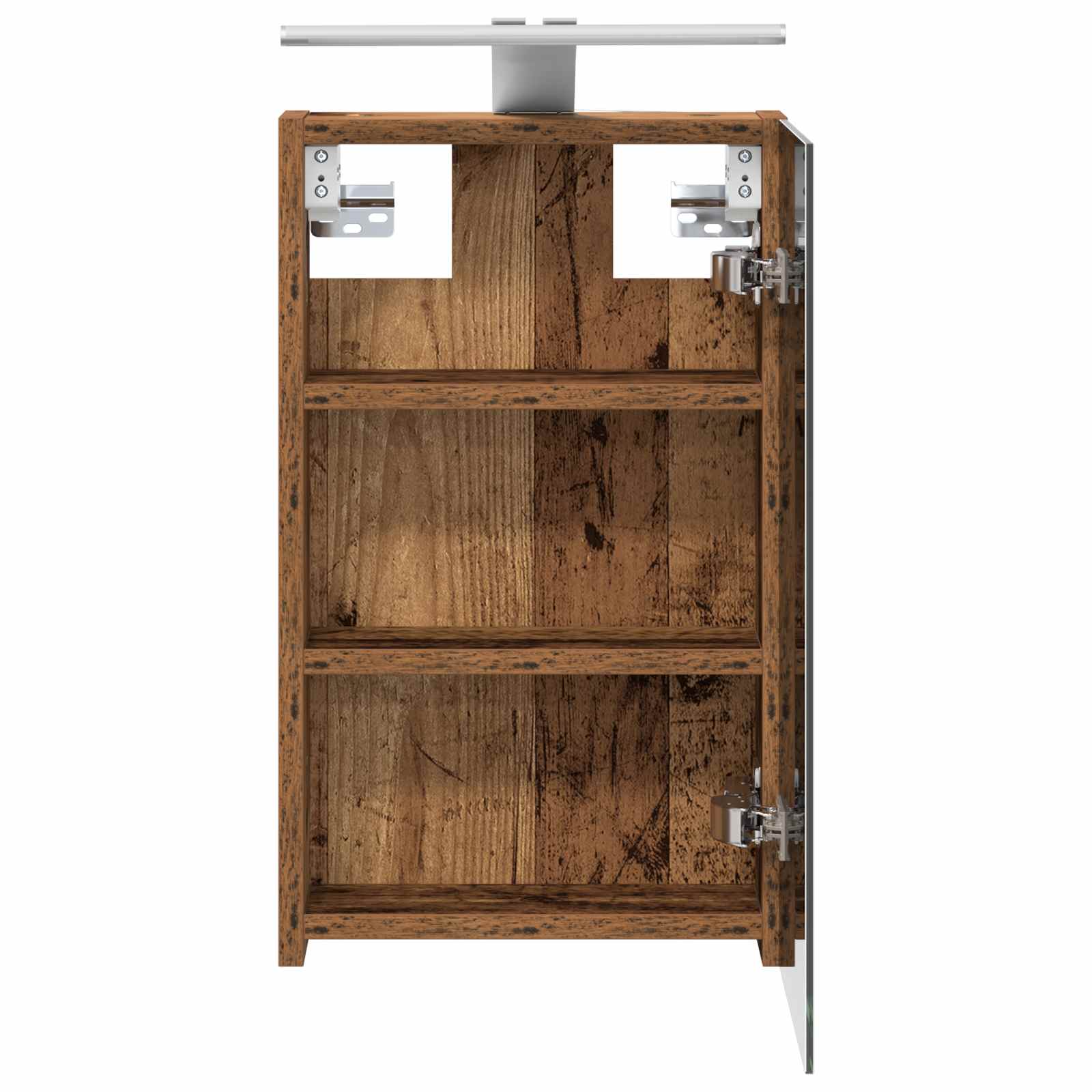 Kupaonski ormar s ogledalom Zidne Staro drvo 30 x 10,5 x 50 cm
